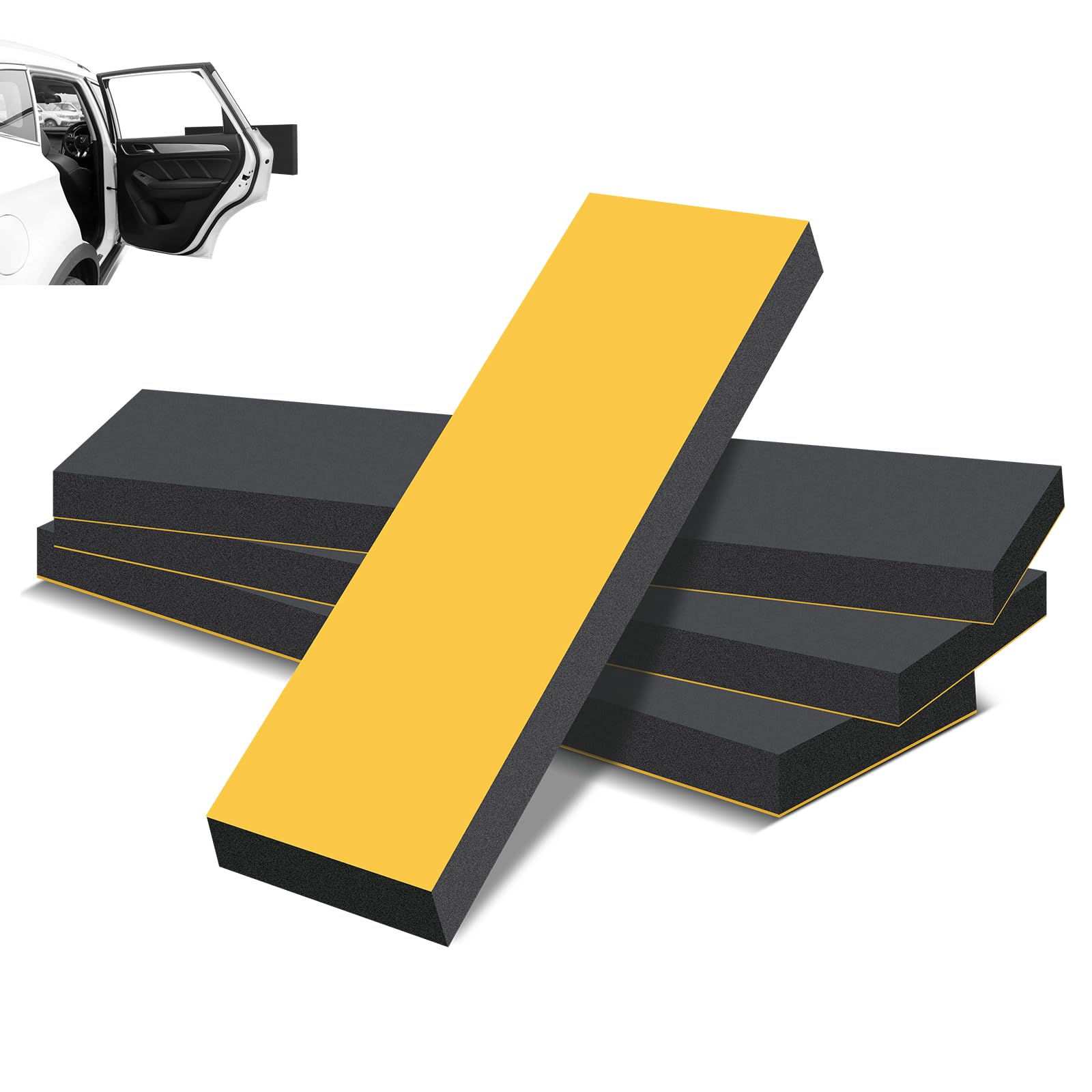 Cozary 4 Stück Garagen Wandschutz, 30x10 cm Wandschutz Garage Selbstklebend, 2 cm Extra Dicker Türschutz, Wasserabweisend Anti-kollision und Anti-reibung Türkantenschutz für Garagenwand und Parkplatz 4 Stück 30x10cm Angebot bei HelloDeals