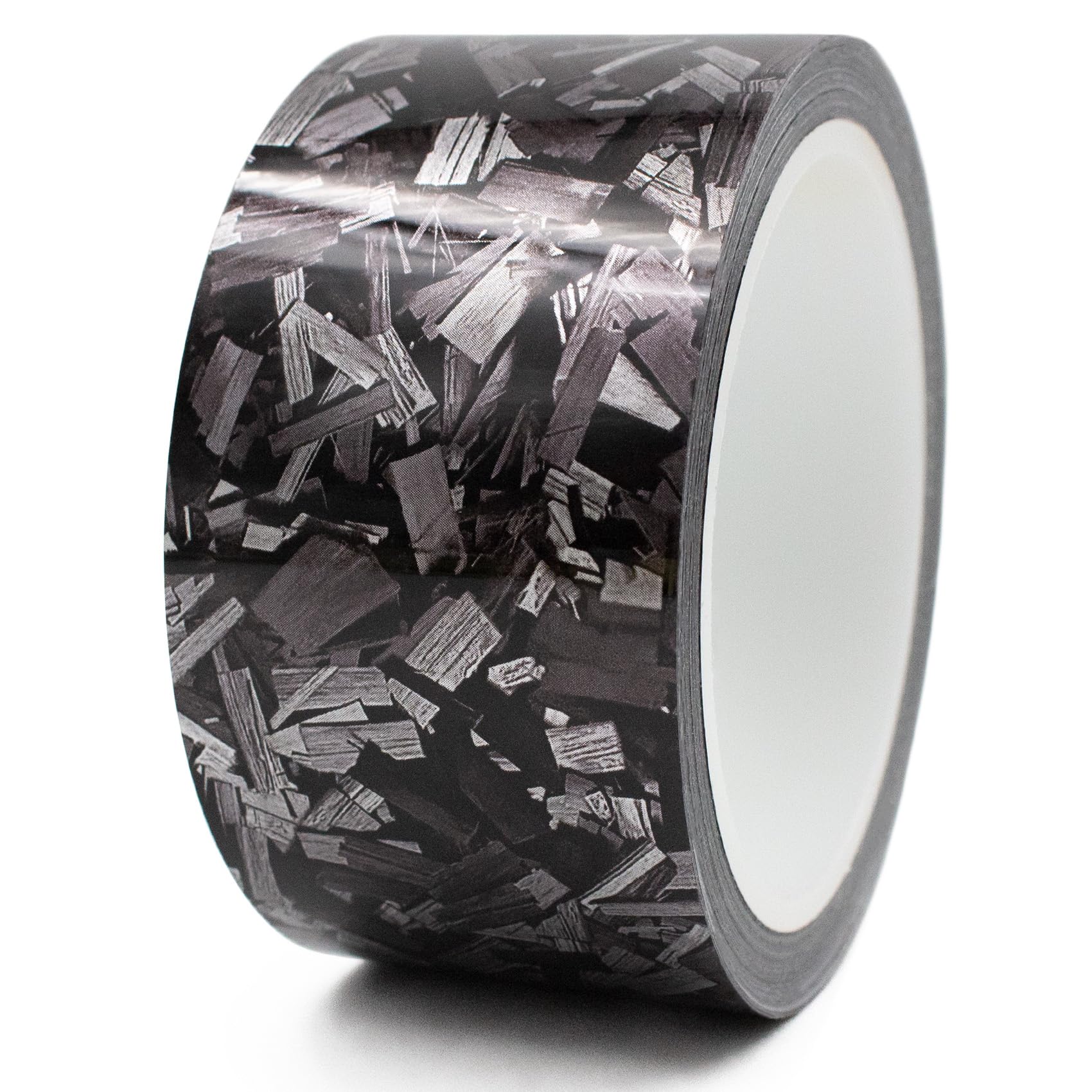 Finest Folia 8,5 Meter Forged Carbon Zierstreifen Auto LKW Motorrad Boot Modellbau Basteln DIY Deko Dekorstreifen Klebestreifen selbstklebend wetterfest (Schwarz/Silber Forged Carbon, 50mm) 50mm Schwarz/Silber Forged Carbon Angebot bei HelloDeals