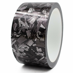 Finest Folia 8,5 Meter Forged Carbon Zierstreifen Auto LKW Motorrad Boot Modellbau Basteln DIY Deko Dekorstreifen Klebestreifen selbstklebend wetterfest (Schwarz/Silber Forged Carbon, 50mm) 50mm Schwarz/Silber Forged Carbon Angebot bei HelloDeals