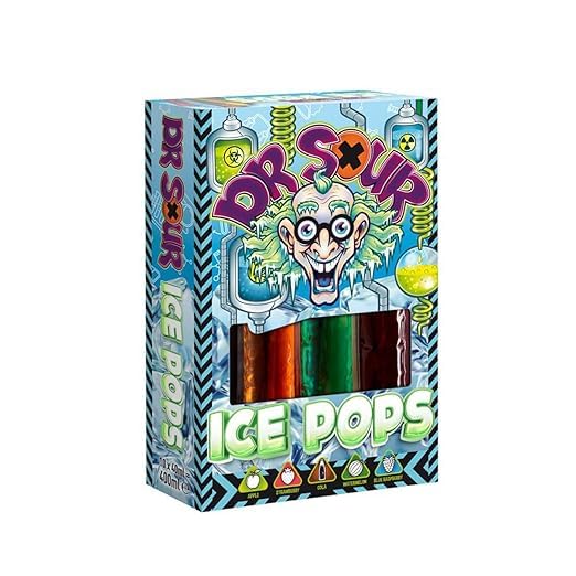 Dr. Sour Ice Pops Wassereis fruchtig sauer 10 Eisriegel Angebot bei HelloDeals