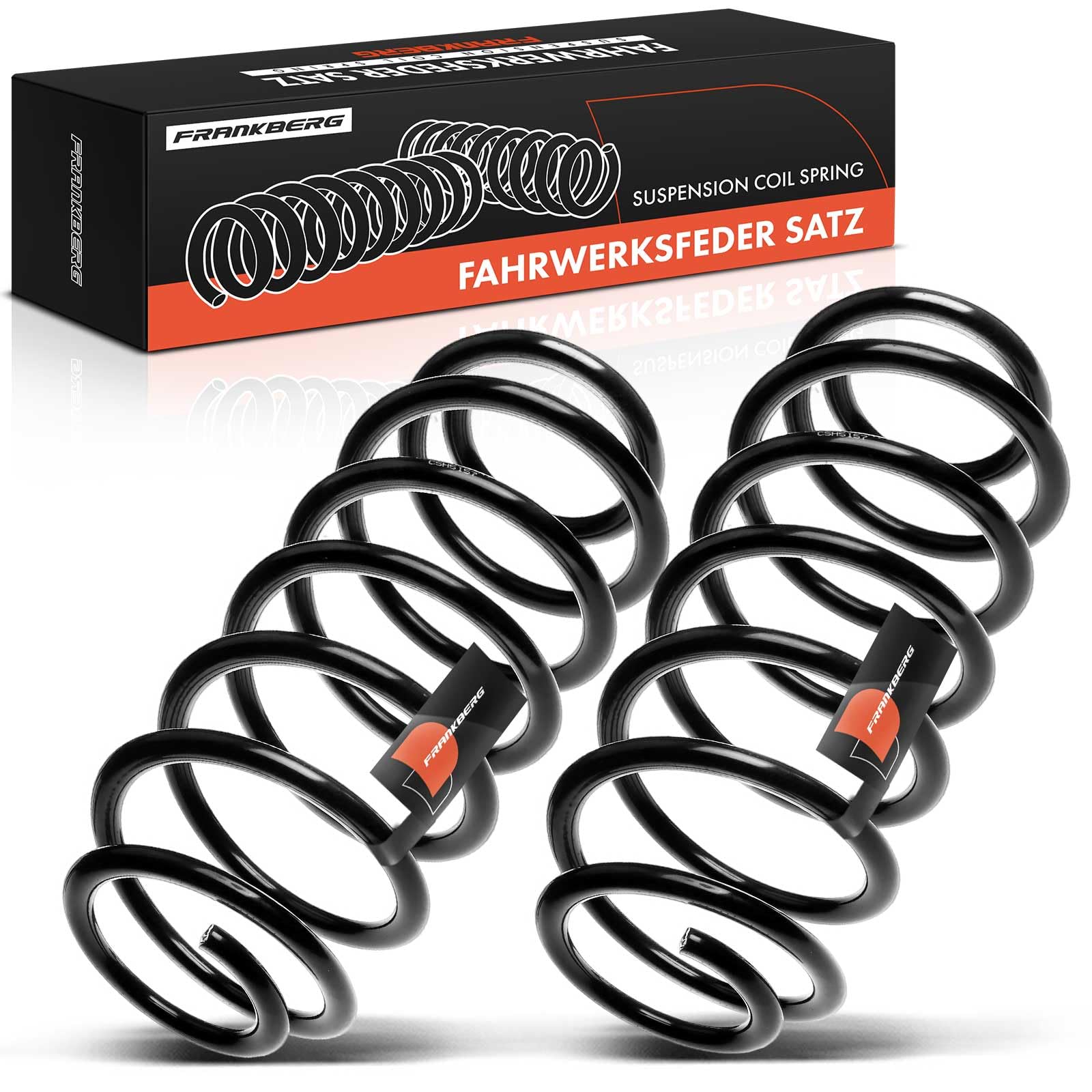 Frankberg 2x Federn Fahrwerksfeder Hinterachse Kompatibel mit A3 1996-2003 Leon 1999-2006 Golf IV 1997-2003 B.o.r.a 1998-2013 New Beetle 1998-2010 Replace# 1J0511115AJ Angebot bei HelloDeals