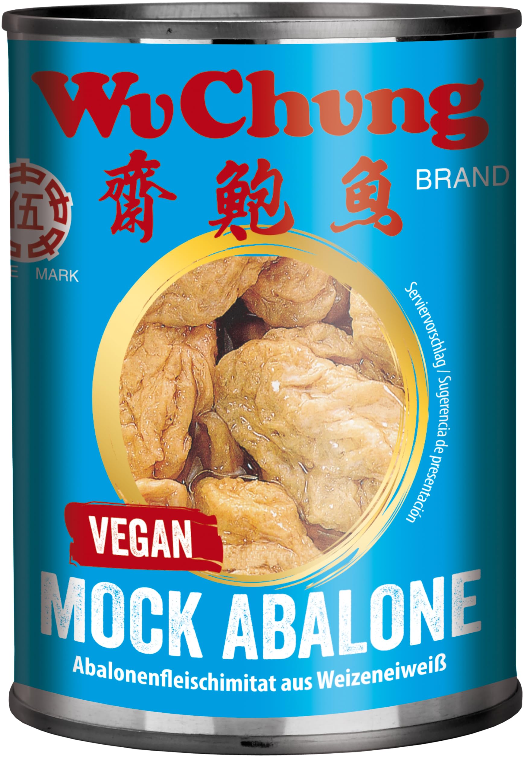 WU CHUNG Weizengluten Mock Abalone, 280 g 1 280 g (1er Pack) Angebot bei HelloDeals