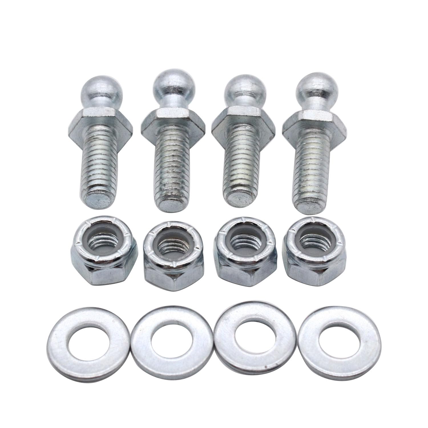 SHLPDFM 4x Kugelzapfen für Gasdruckfeder Heckklappe Stoßdämpfer 10mm Kugelkopf M8 Gewinde(Gewindelänge 19mm) 10mm Kugel Durchmesser,19mm Gewindelänge Angebot bei HelloDeals