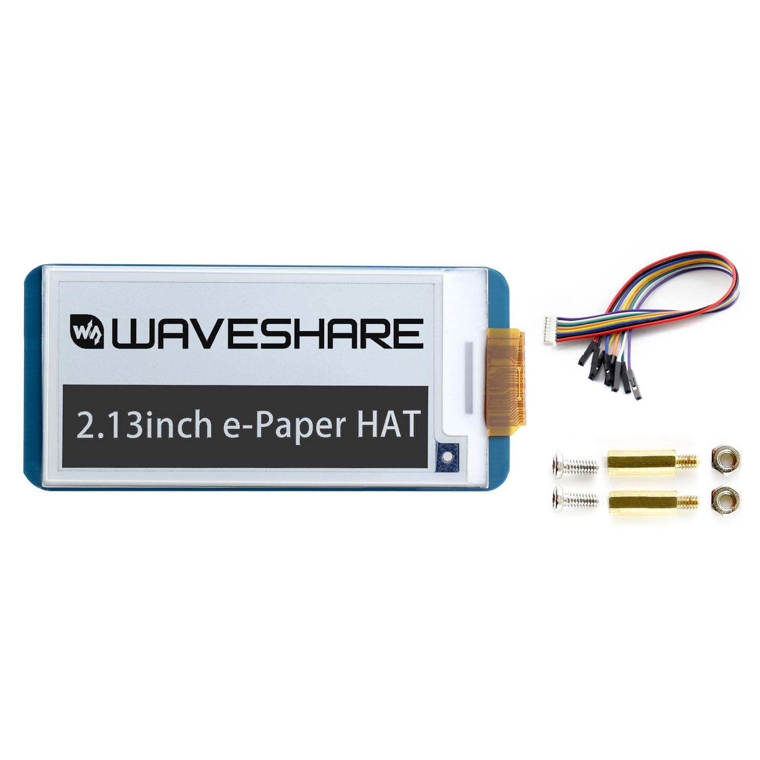 Waveshare 2.13inch E-Paper Display HAT, V4 Version 250x122 Resolution, Supports Black/White 2-Color, Compatible with Jetson Nano/Raspberry Pi 4B/3B+/3A+/3B/2B/1B+/1A+/Zero 2 W/Zero W/Zero Angebot bei HelloDeals