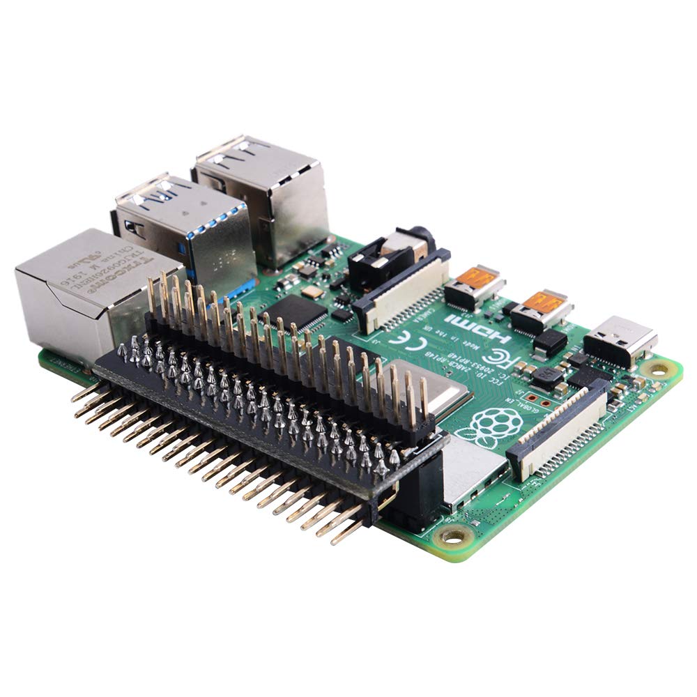 GeeekPi Micro Connectors Raspberry Pi 40-pin GPIO 1 to 2 Expansion Board 2 x 20-pin Strip Dual Male Header Double Row Straight GPIO Connector Pin Header Kompatibel mit Raspberry Pi Angebot bei HelloDeals