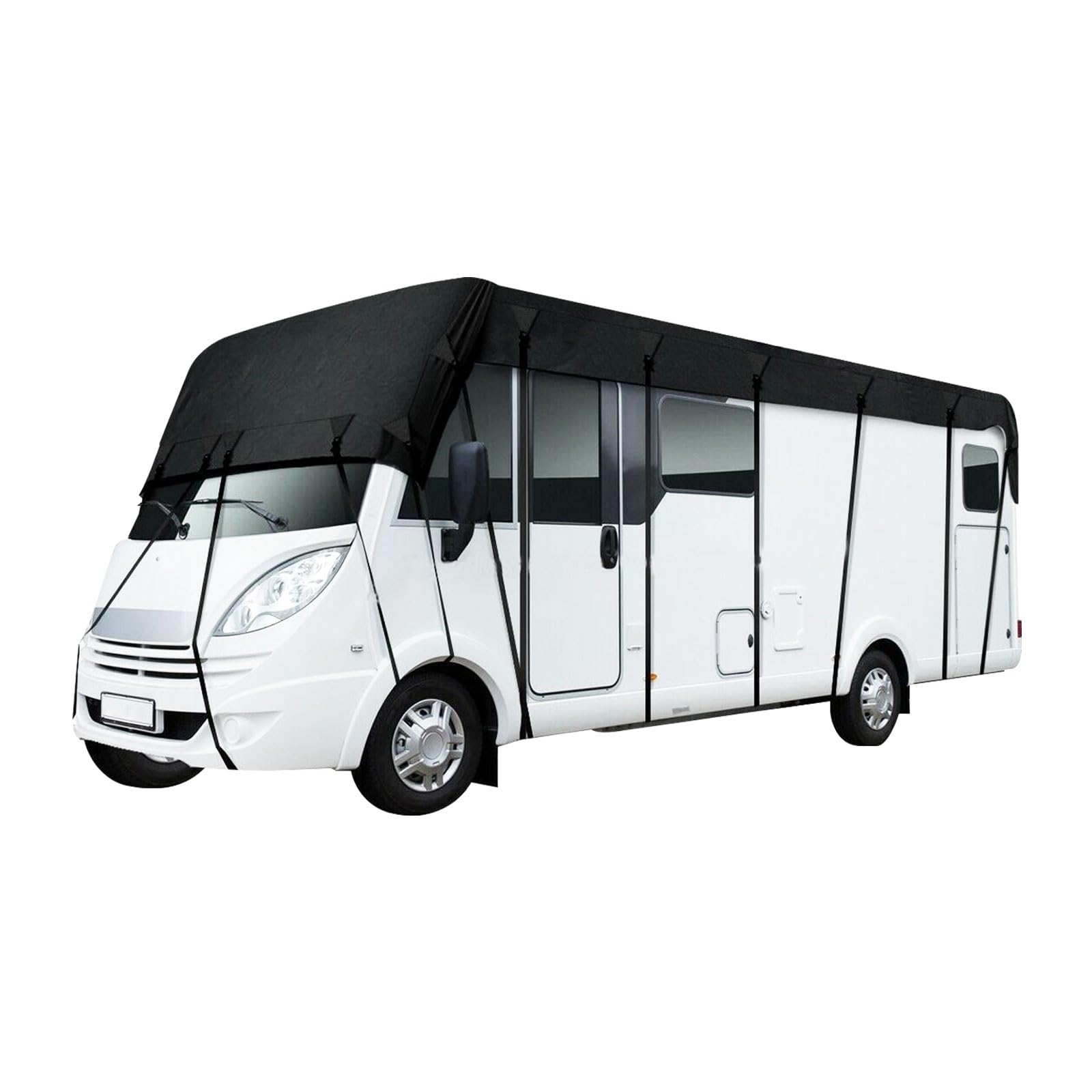 iDMRURvm Wohnwagen Abdeckung Wohnwagen Schutzhülle Wohnwagen Wohnmobil Schutzdach Dachschutzplane Abdeckung Schutzhülle 210D (6.5 x 3 m) Angebot bei HelloDeals