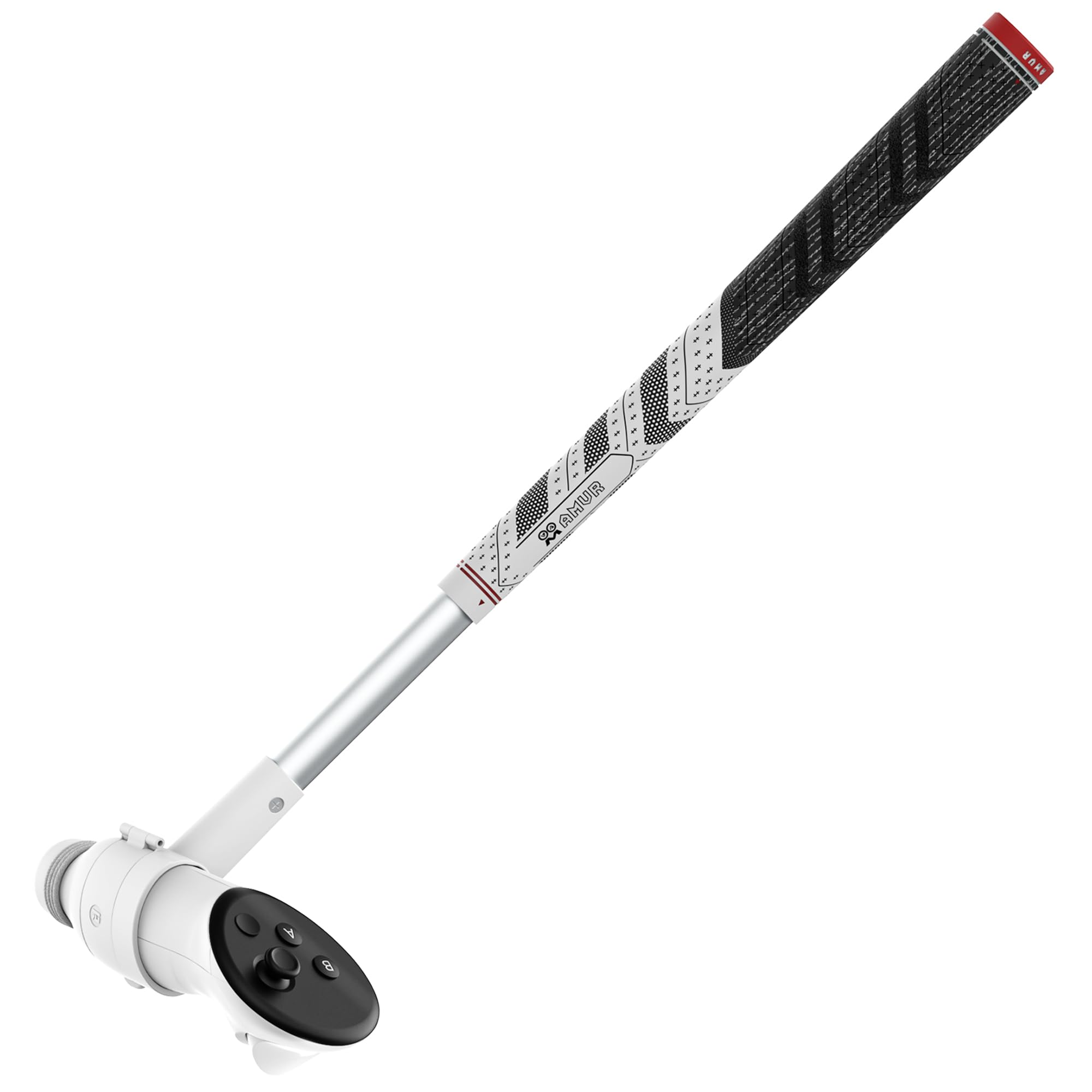 AMVR-Golfschlägeraufsatz Kompatibel mit Meta/Oculus Quest 3-Zubehör, Rutschfester VR-Golfgriffgriff für Golf +, 80-Grad-Design (für den rechten Controller, Nicht für den Akku der Ladestation) Angebot bei HelloDeals