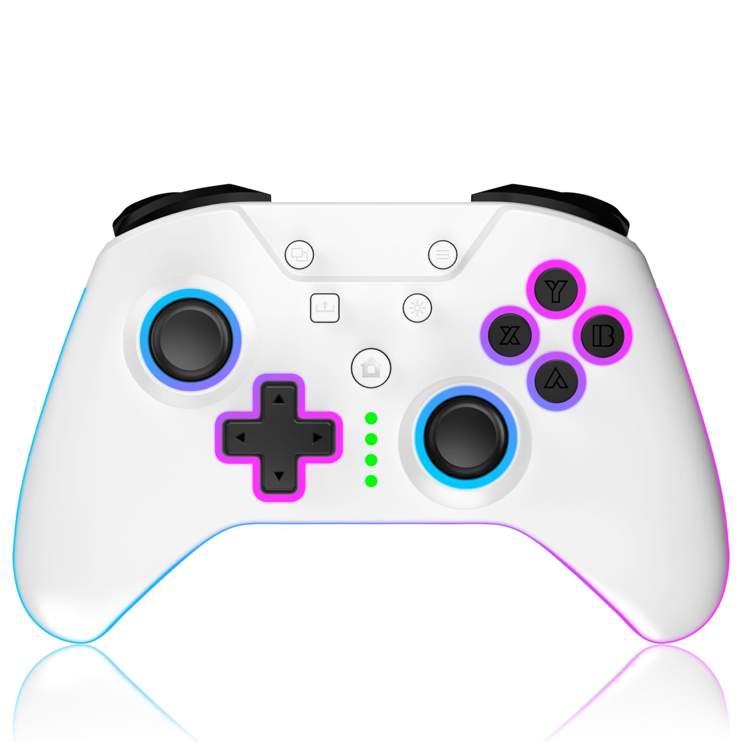 Xbox Controller Wireless für Xbox One, Xbox Series X/S, Xbox One X/S,2.4GHz RGB LED Licht Wireless Controller mit 3.5mm Kopfhörerbuchse,Weiß Angebot bei HelloDeals