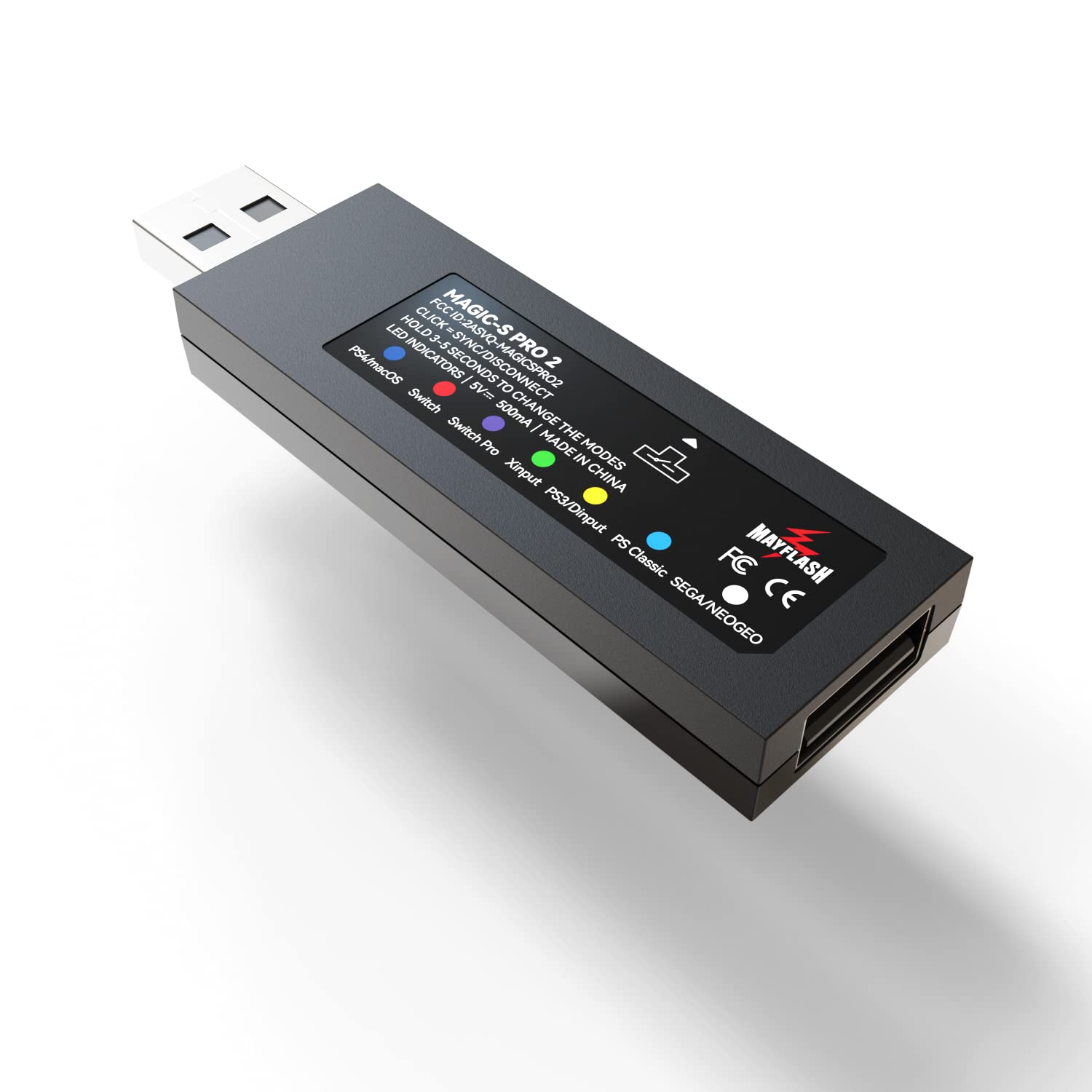 MAYFLASH Magic-S PRO 2 Wireless Bluetooth USB Adapter for PS4, Switch, macOS, Windows, Raspberry Pi, Compatible with Xbox Series X & S Controller, Xbox One Bluetooth, PS5 Controller and More Angebot bei HelloDeals