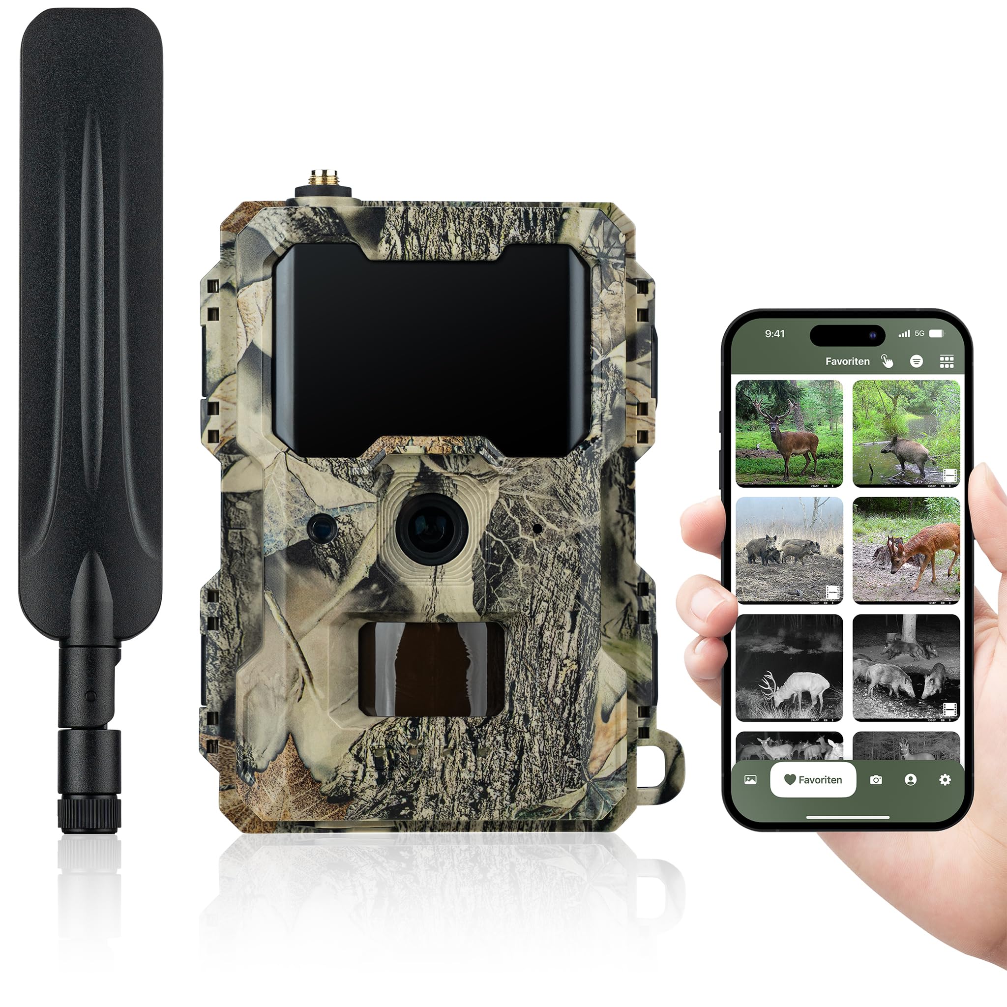 DÖRR Cloud Mini 4G/LTE Wildkamera, Überwachungskamera, Simlockfrei, iOS/Android/Web App, 4G Bild-& Videoversand, 12MP Bilder, Full HD1080P Videos, Infrarotblitz, Fotofalle, Jagdkamera, Bewegungsmelder Einzeln Angebot bei HelloDeals