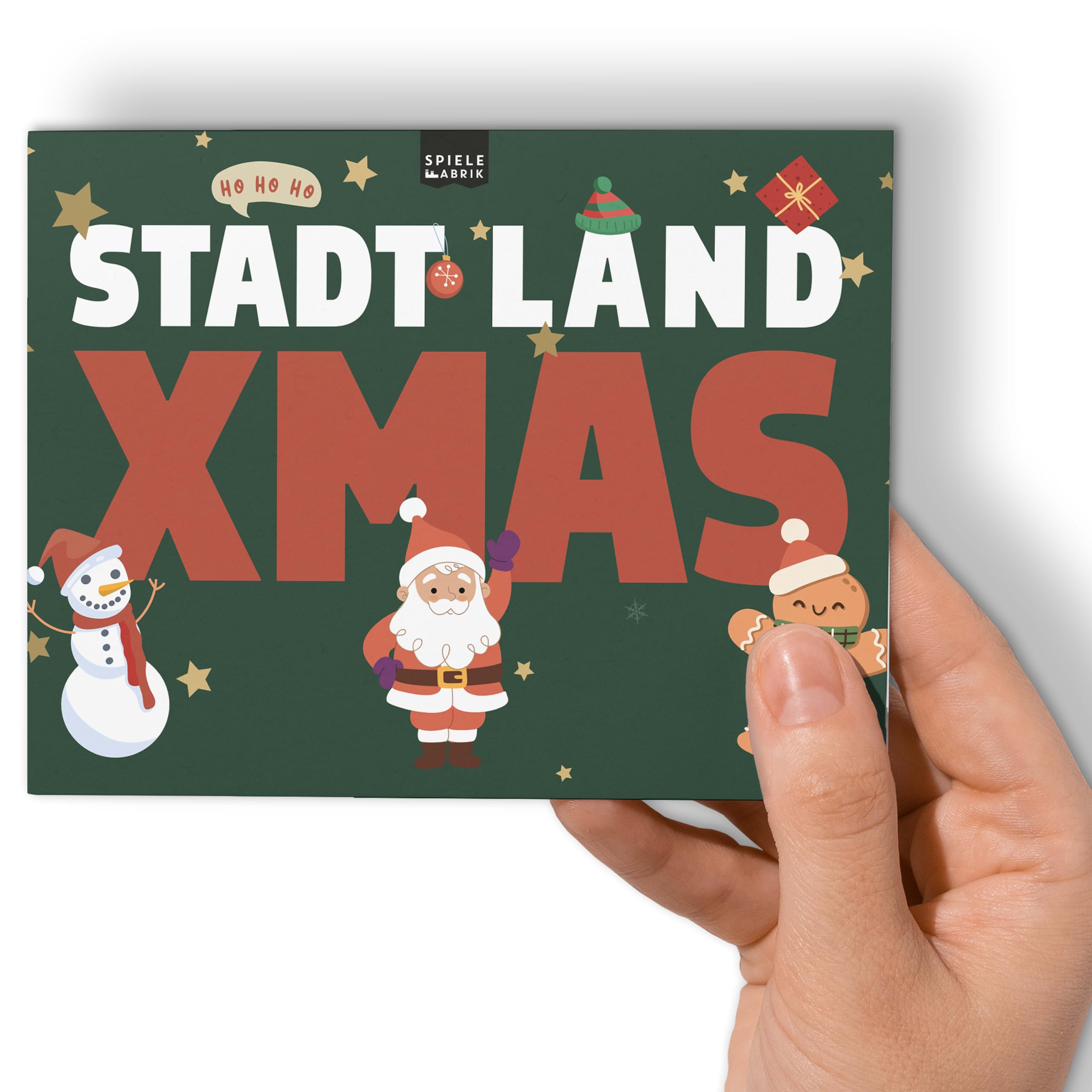 Stadt Land Fluss XMAS MINI Ratespiel für die Familie zu Weihnachten mit 12 Xmas-Kategorien lustiges Familienspiel Quiz Partyspiel zur Weihnachtszeit Geschenk-Idee Nikolaus DIN A6-Block | 50 Blatt Angebot bei HelloDeals
