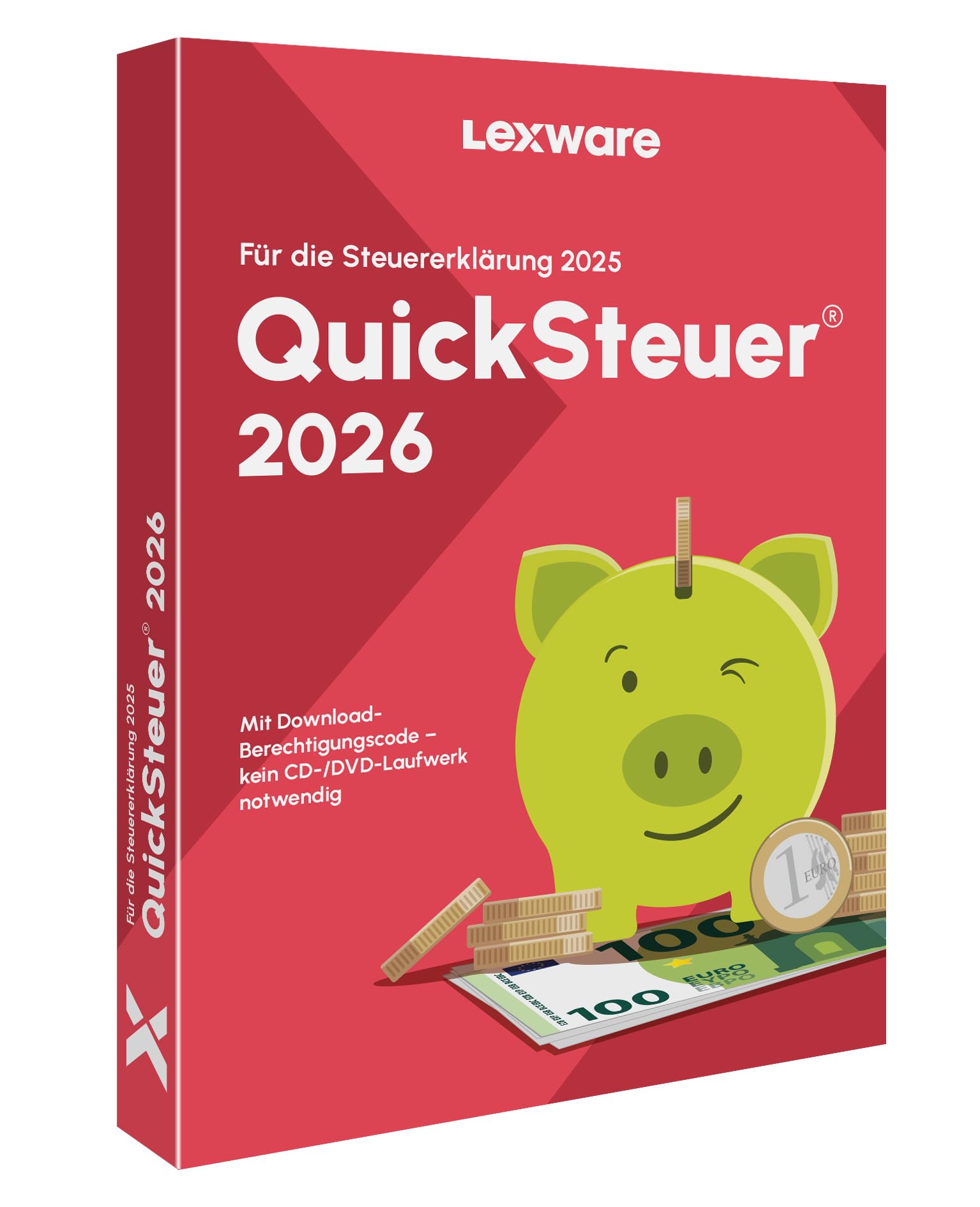 QuickSteuer 2026 (für Steuerjahr 2025) | Minibox | Private und gewerbliche Steuererklärung Angebot bei HelloDeals