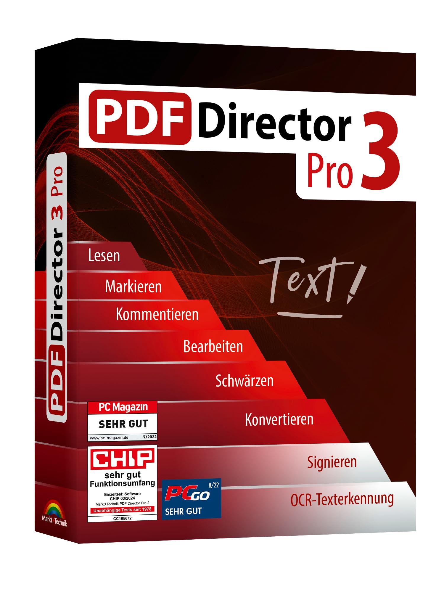 PDF Director 3 PRO - 3 PCs - inkl. OCR 3.0 Modul PDFs bearbeiten, erstellen, konvertieren, schützen, signieren für Win 11, 10,8.1, 7 Angebot bei HelloDeals