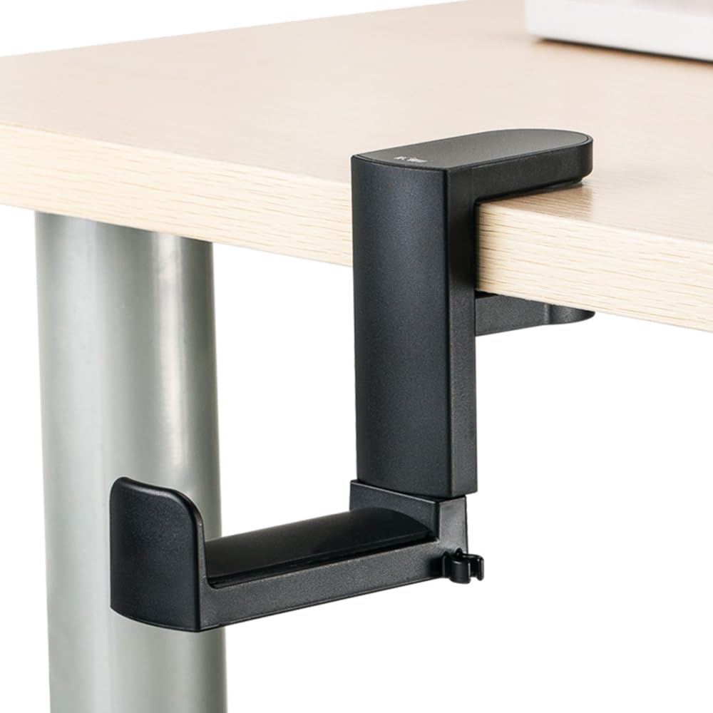 KIWIFOTOS Kopfhörer Ständer Kopfhörerhalter mit 360° drehbarem Headset Halterung Halter, Headphone Stand Schreibtisch Kopfhöreraufhänger Kopfhörer Clip Gaming Headset Halterung - Schwarz Reguläres Modell, Schwarz Angebot bei HelloDeals