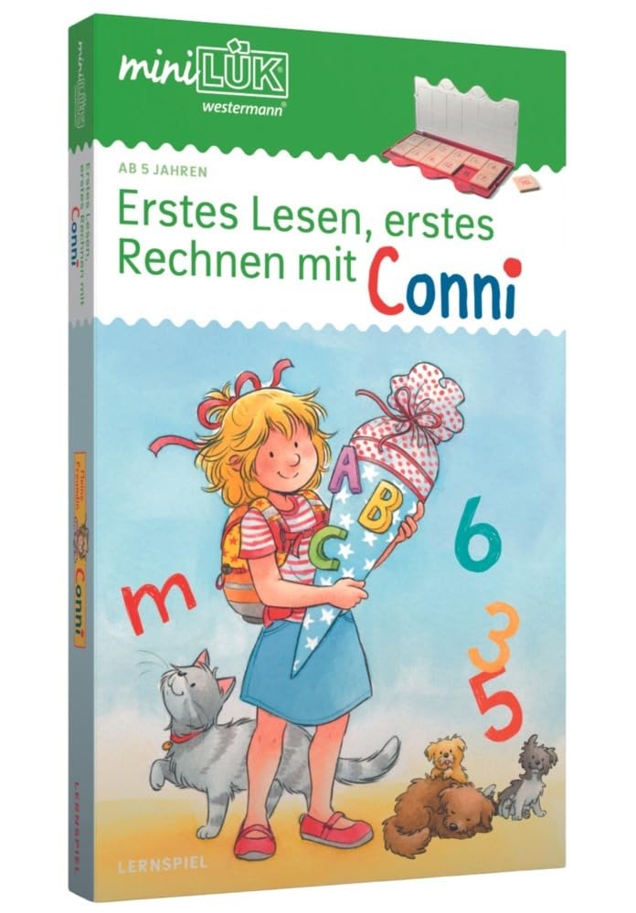 miniLÜK-Set: Vorschule/1. Klasse Erstes Lesen, erstes Rechnen mit Conni (miniLÜK-Sets: Kasten + Übungsheft/e) Angebot bei HelloDeals