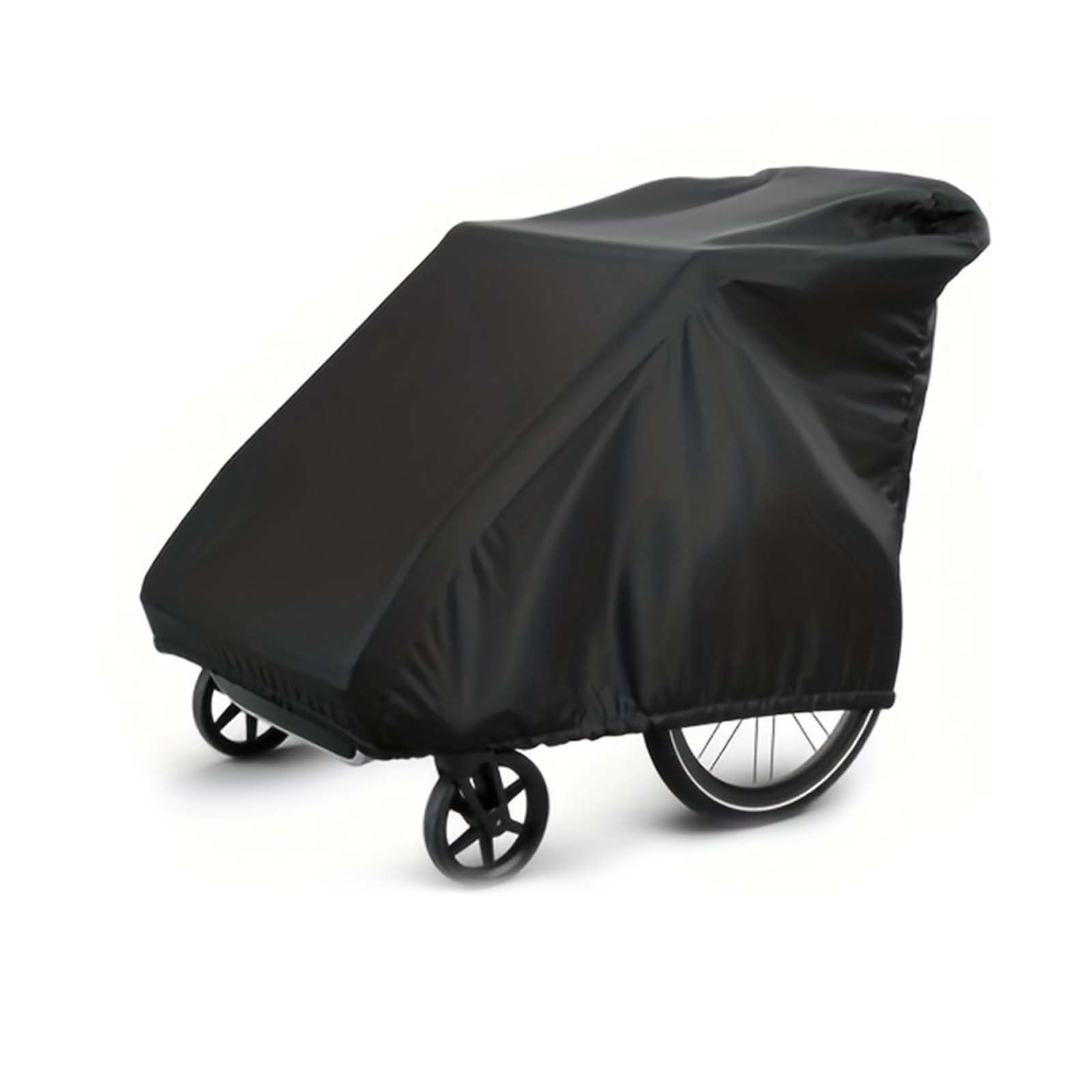 MINZHI Fahrradanhänger Abdeckung mit Winddichtes, Fahrradanhänger Abdeckung mit UV-Schutz, Oxford-Gewebe Fahrradanhänger Abdeckung mit UV-Schutz, 210D wasser- und winddichtes Oxford-Gewebe,Schwarz Angebot bei HelloDeals