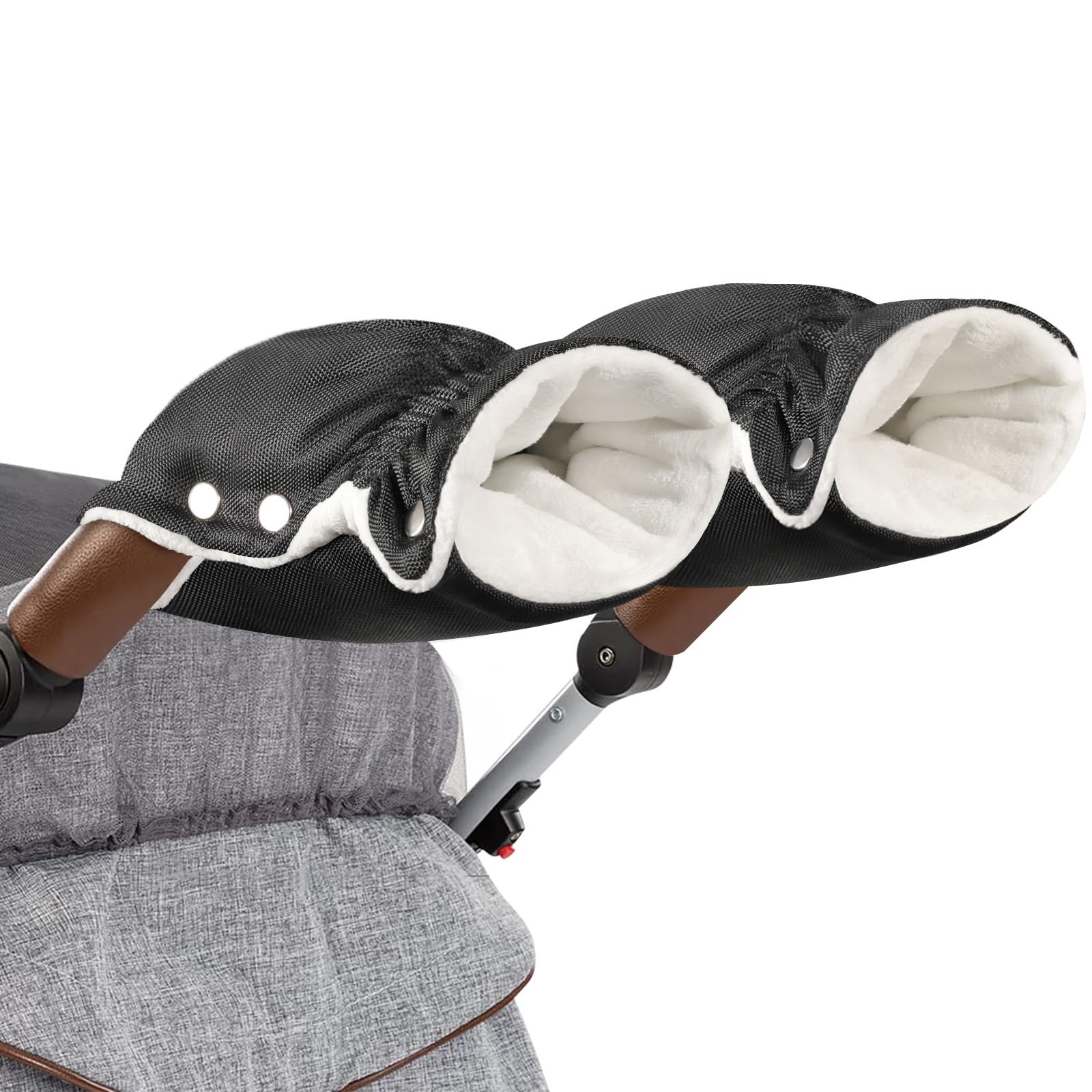 Guiseapue Handwärmer Kinderwagen: Universal Handschuhe Kinderwagen, Kinderwagen Buggy Zubehör, Winddicht & Wasserdicht Handmuff für Kinderwagen, Baby Erstausstattung Neugeborene, Weihnachtsgeschenke Angebot bei HelloDeals