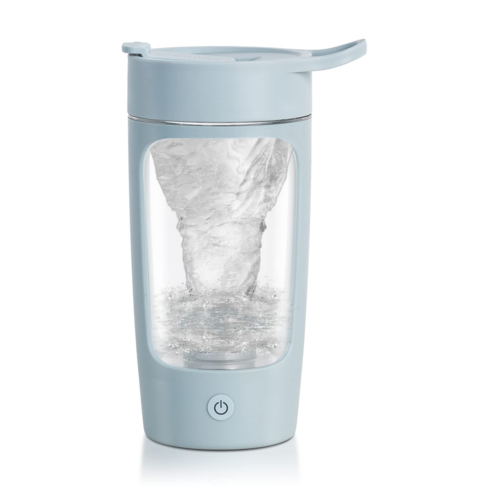 EQURA Protein Shaker Elektrisch, 650ML USB Wiederaufladbar Shaker-Flasche, Tritan Elektrischer Eiweiß Shaker, BPA-frei (Blau) Angebot bei HelloDeals