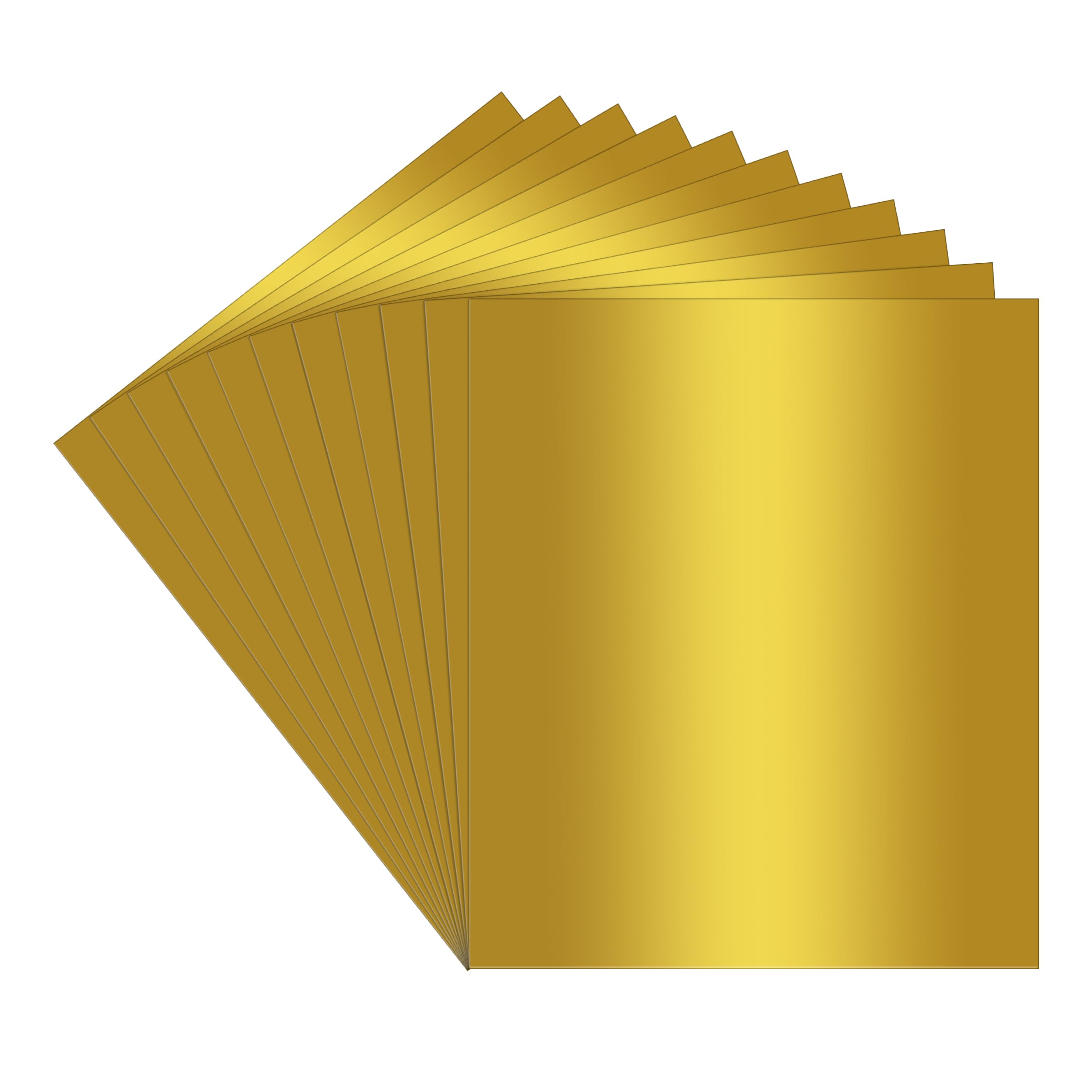 Goldpapier zum Basteln A4 Goldpapier, 60 Blatt 250gsm Metallic Mirror Gold Papier,Paper for Crafts Foil Card for DIY Projects, Birthday Decoration Angebot bei HelloDeals
