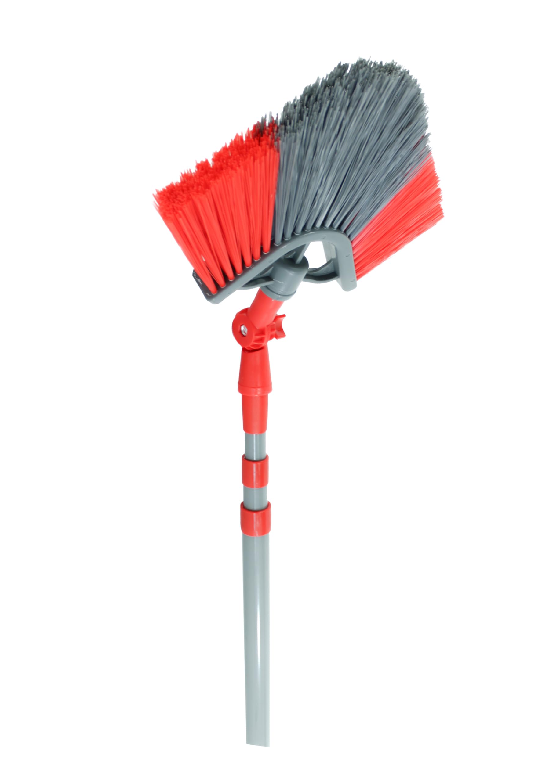 Winkelbesen XXL Teleskop Eckbesen Set mit Winkel und Anti Rutsch Handschuhen für Dachrinnenbesen Angebot bei HelloDeals