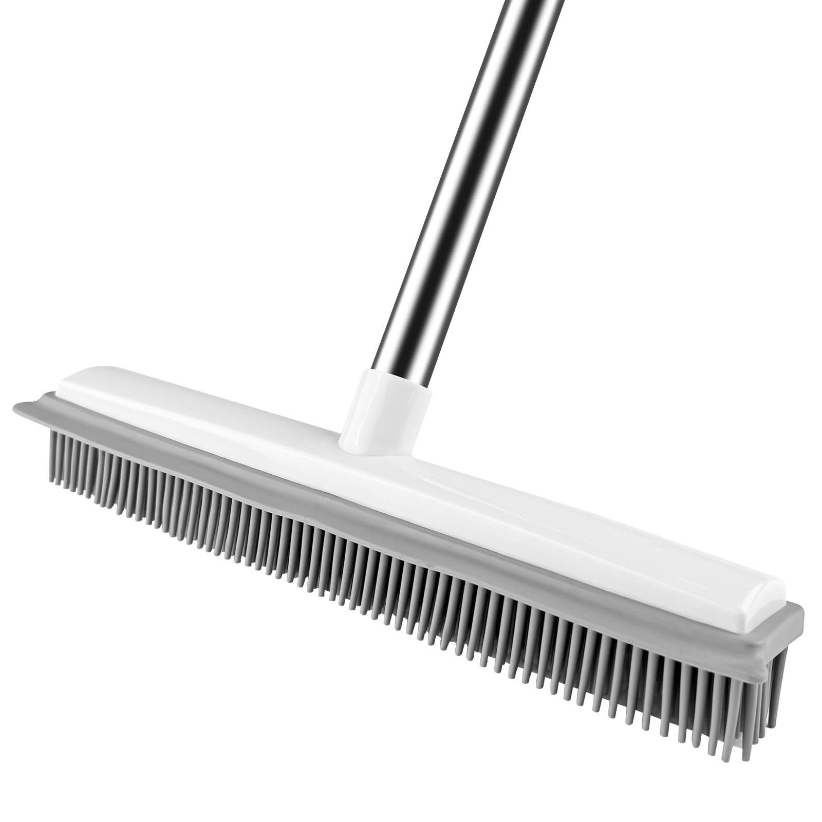 Gummibesen, Besen Gummiborsten, 2 in 1Bodenabzieher, Schrubber mit Wasserabziehkante, Bodenbürste, Haushaltsbesen, Wunderbesen, Teppichbesen, für Parkett, Steinböden Sowie Teppich Angebot bei HelloDeals