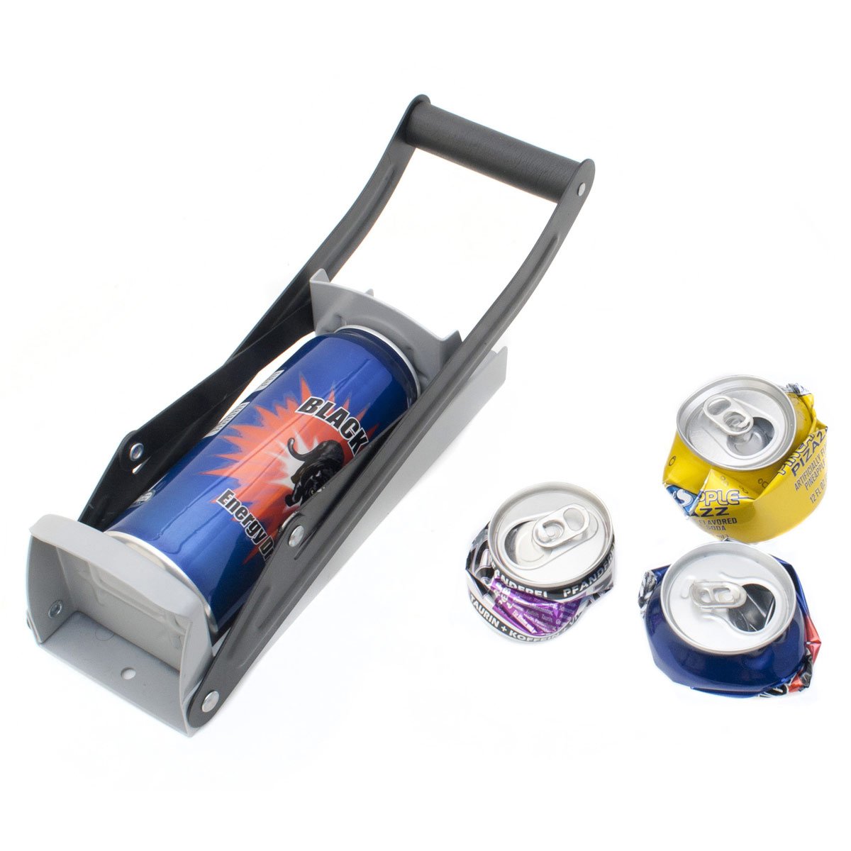 Dosenpresse Can Crusher & integrierter Flaschenöffner; Bierdosenpresse mit Hebelarm; Recycling Werkzeug zur Wandmontage Angebot bei HelloDeals