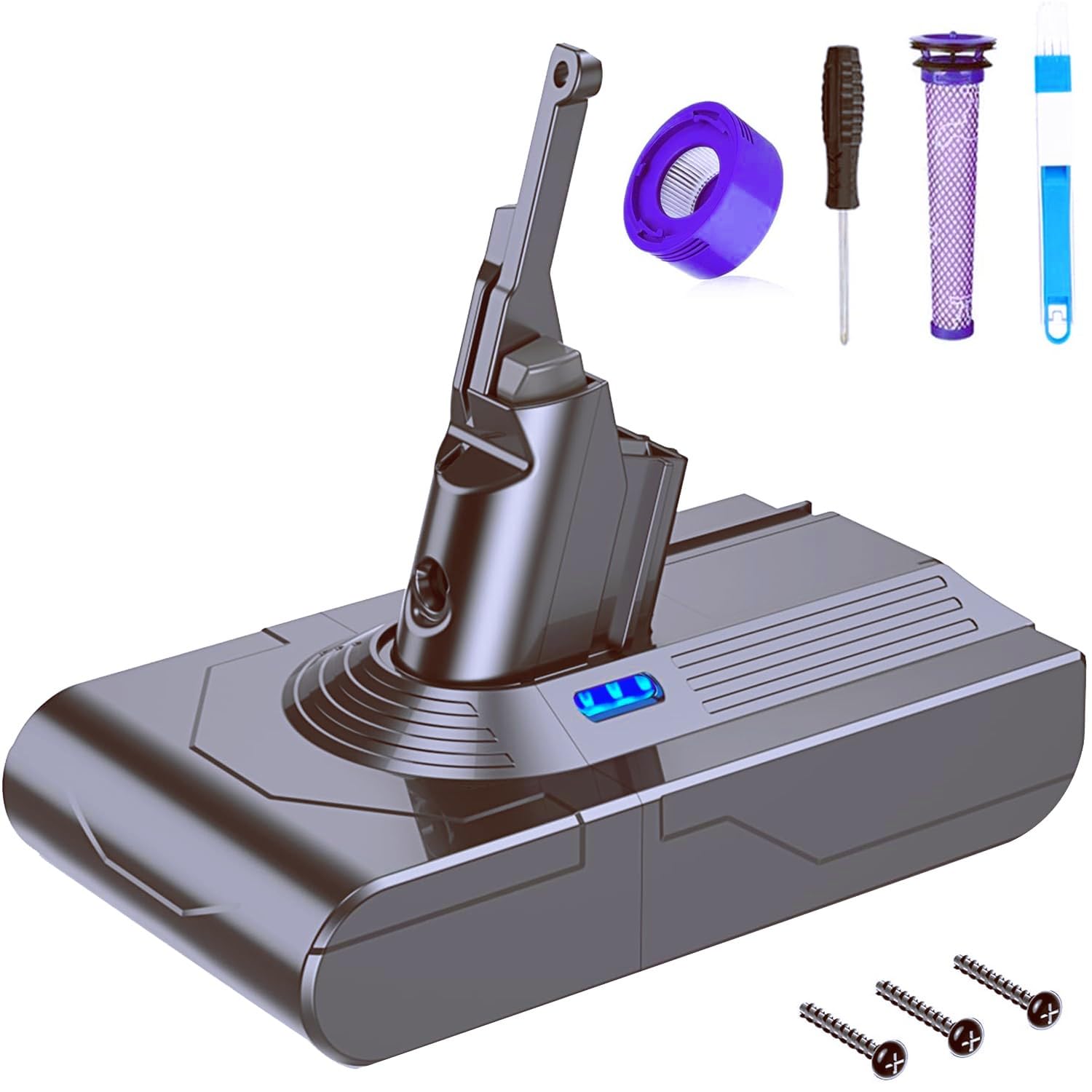 FLYLINKTECH Ersatz Batterie Dyson Serie Vakuumreiniger V8-6000mAh Angebot bei HelloDeals