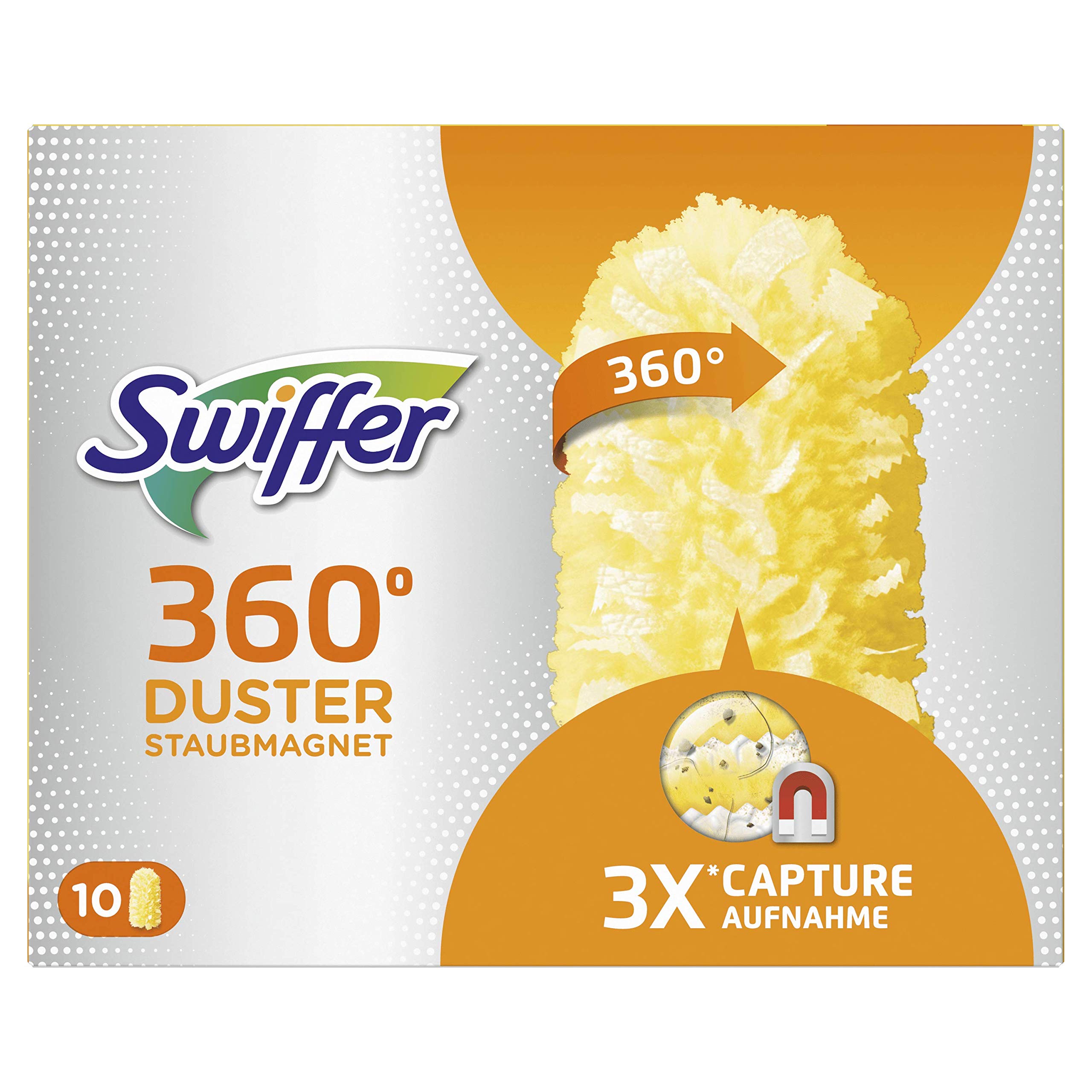 Swiffer 360° Duster Staubwedel Nachfüllpack, 10 Einheiten fängt/speichert Staub Angebot bei HelloDeals