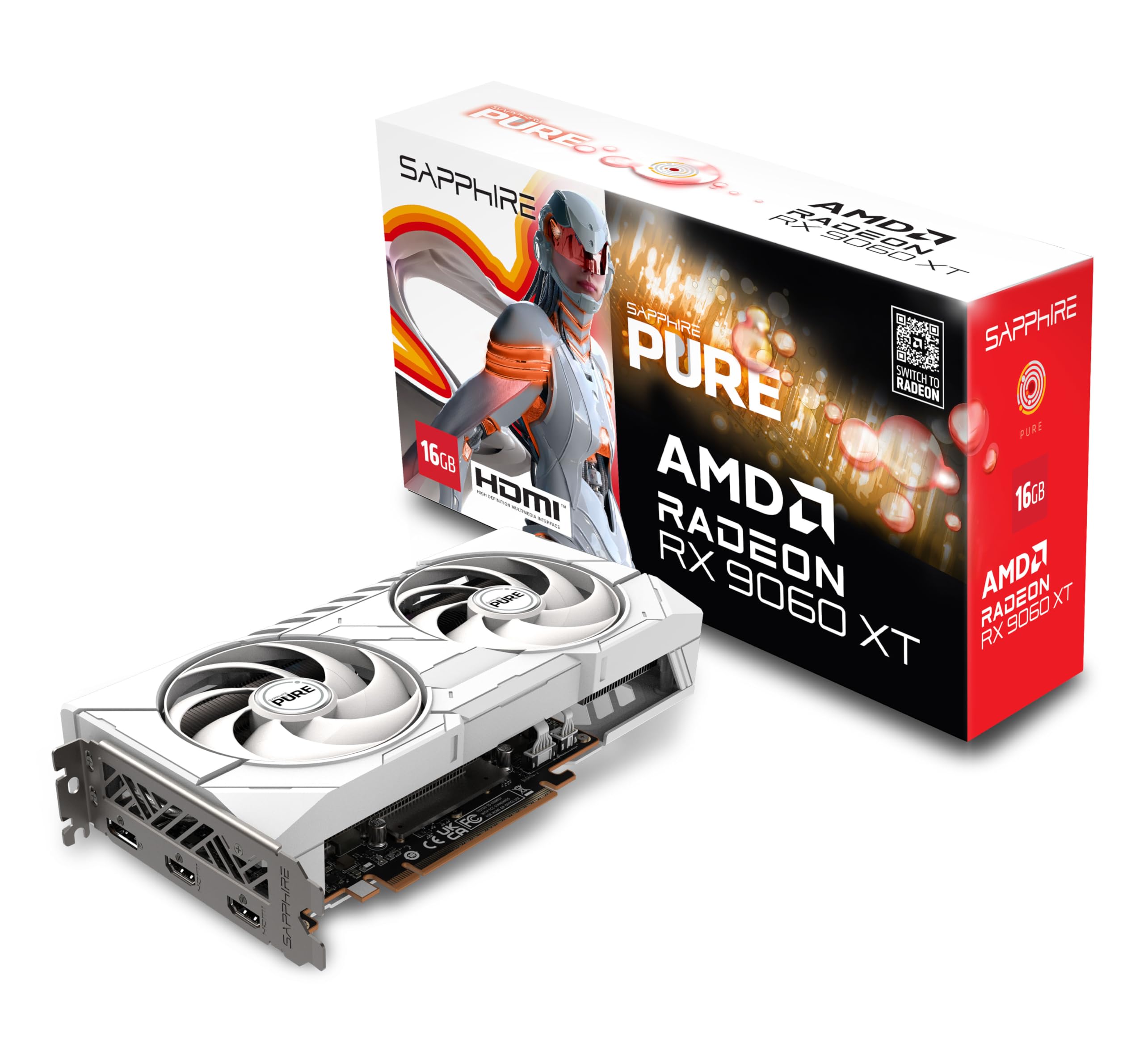 sapphire technology Pure AMD Radeon RX 9060 XT Gaming OC, 16GB Dual HDMI-DP Angebot bei HelloDeals