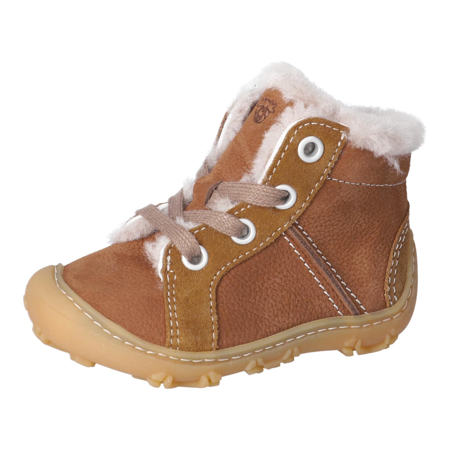 RICOSTA Mädchen und Jungen Stiefel ELIA, Kinder Lauflernschuhe, Weite: Weit, terracare,Barfuß-Schuh 21 EU Weit Curry 260 Angebot bei HelloDeals