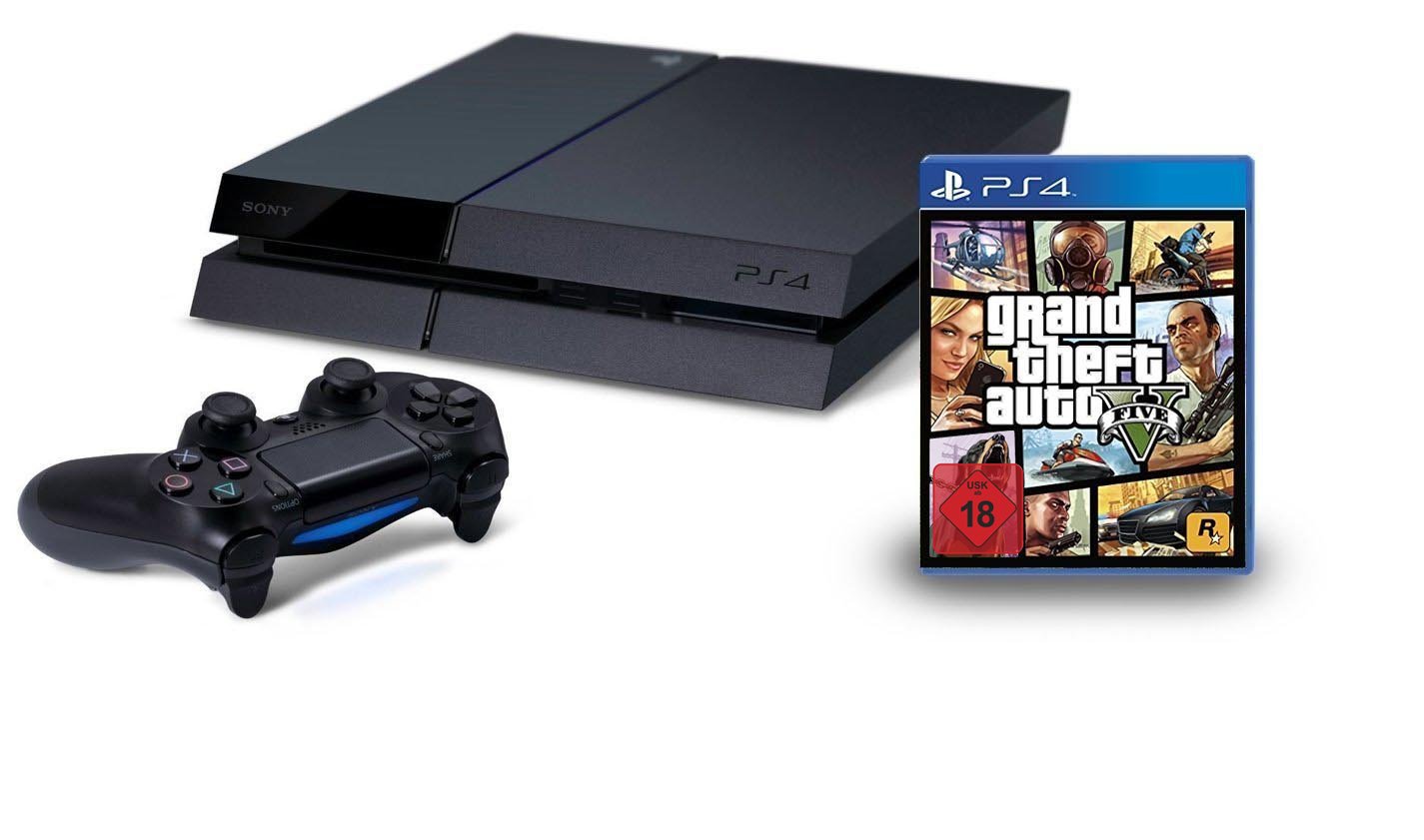 PlayStation 4 - Konsole (500GB) inkl. Grand Theft Auto V Angebot bei HelloDeals