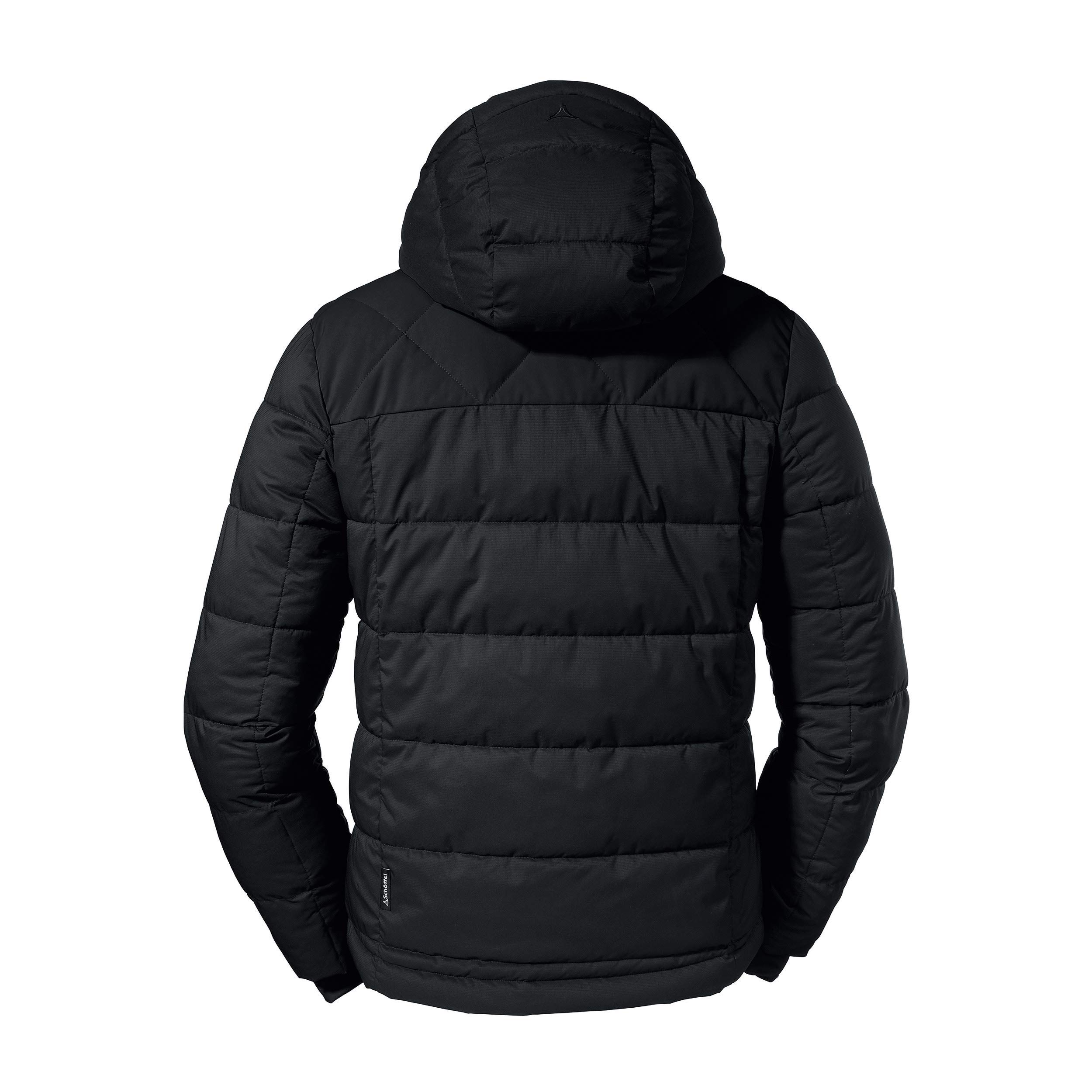Schöffel Herren Ins. Jacket Boston M, sportliche Winterjacke mit Kapuze, wasserdichte und windabweisende Outdoor Jacke 50 Schwarz Angebot bei HelloDeals