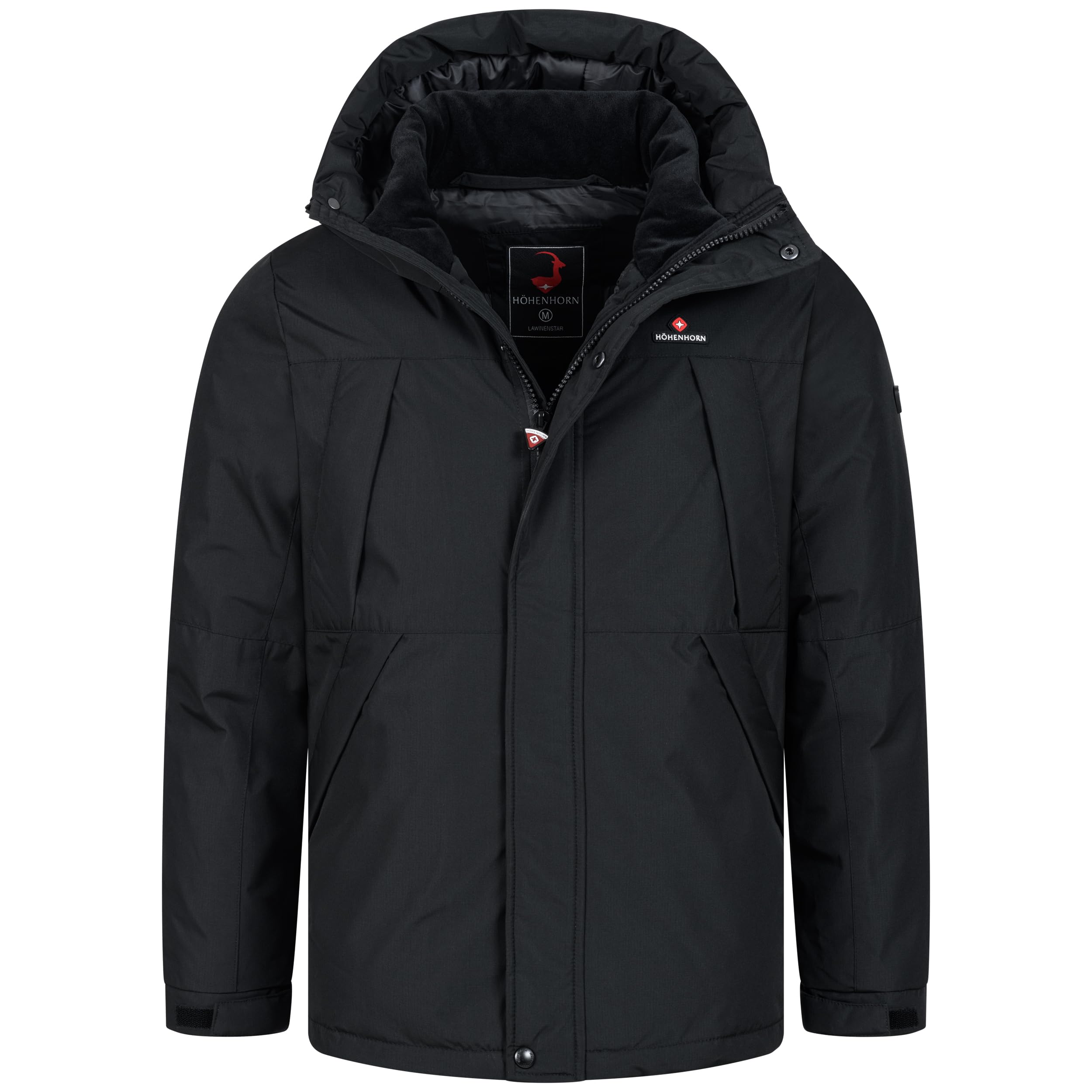 Höhenhorn Lawinenstar Herren Winter Jacke Gefüttert Atmungsaktiv Wasserabweisend L Schwarz Angebot bei HelloDeals