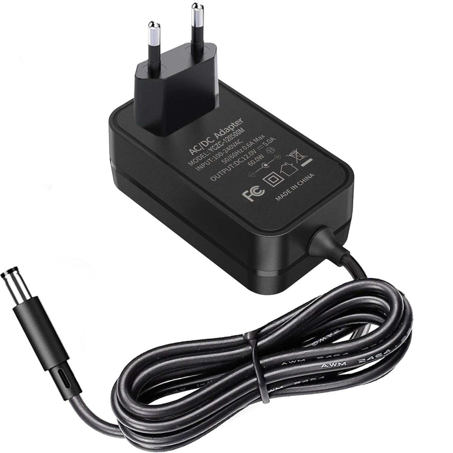 12V 5A Netzteil 60W AC DC Adapter (Eingang 110V-220V, Ausgang 12 Volt 5 Amp 60 Watt) DC Konverter LED Treiber Beleuchtung Trafo für 12V 5A Flexible LED Band Strip Light (1PCS) Angebot bei HelloDeals