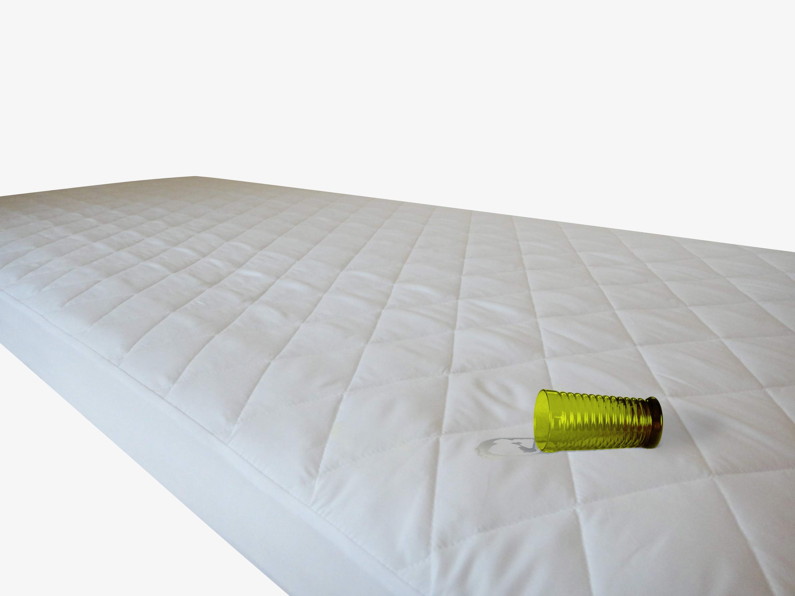 Matratzenschoner EBMS140x200, wasserdichte, Gesteppte Inkontinenzauflage und Matratzenschutz. Anti-Milben Nässeschutz Matratzen-Spannauflage, Unterlage weiß (140x30+30cm) 140 x 200 cm Angebot bei HelloDeals