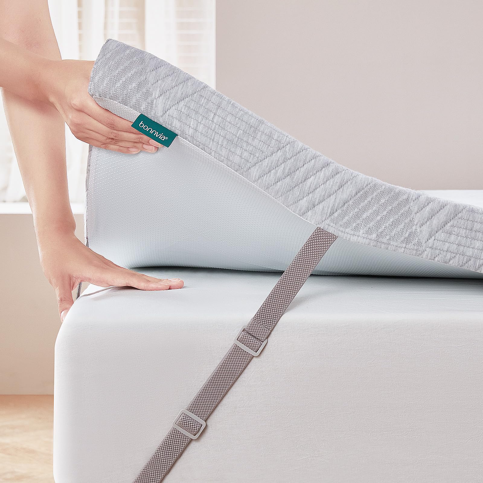 Topper 180x200cm H3/H4 Gel, Matratzen Topper 180x200 Schlafsofa Bett Gelschaum, Matratzentopper 180x200 Boxspringbett Gel Bezug Kaltschaum 7CM Höhe 180 x 200 cm H3/H4 - bis 120kg Angebot bei HelloDeals