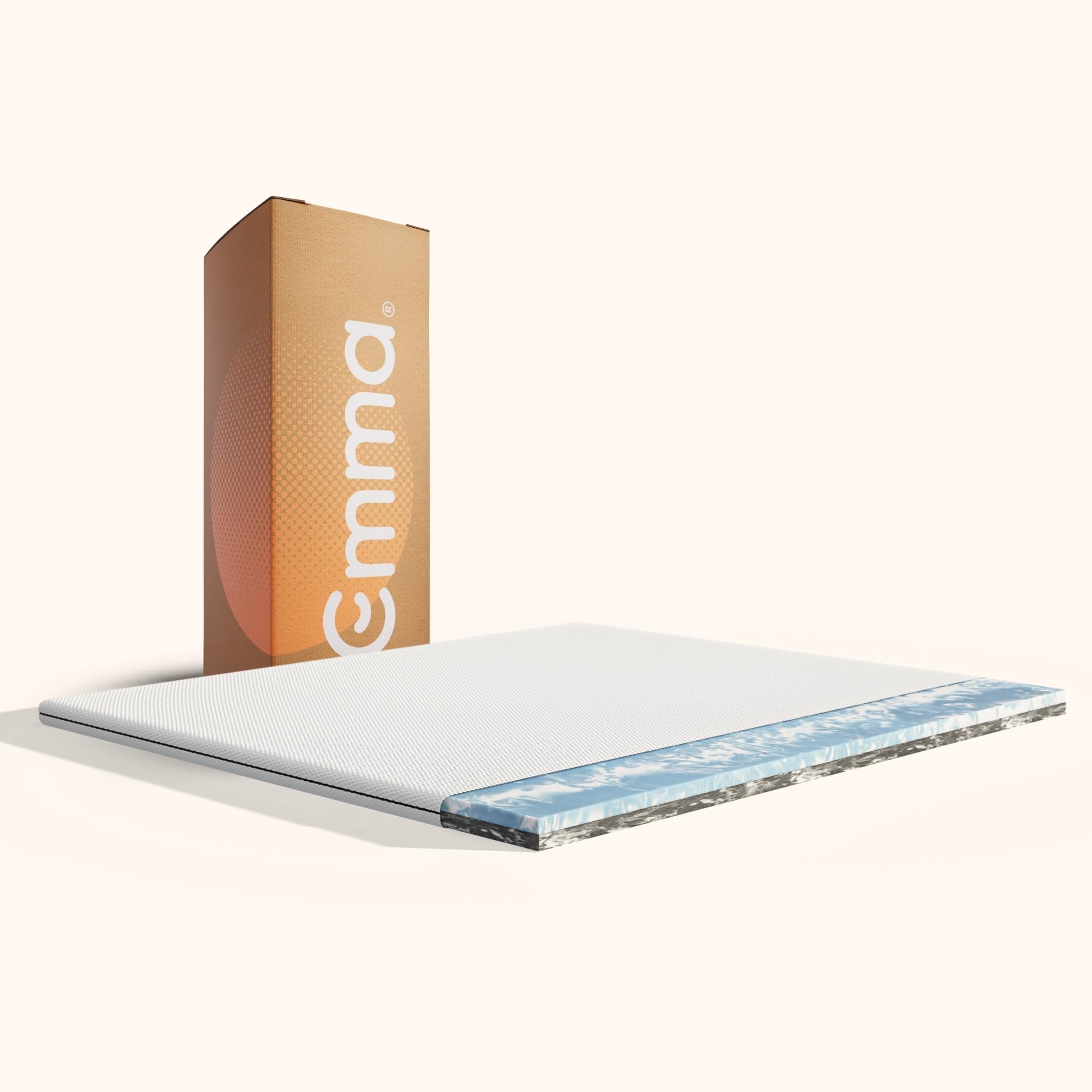 Emma Flip Topper 180x200 – Matratzentopper & Matratzenauflage für Boxspringbett – Wende-Topper hart & weich – Airgocell® & Kaltschaum – Waschbarer Bezug – Atmungsaktiv & Komfortabel 180x200 cm Angebot bei HelloDeals