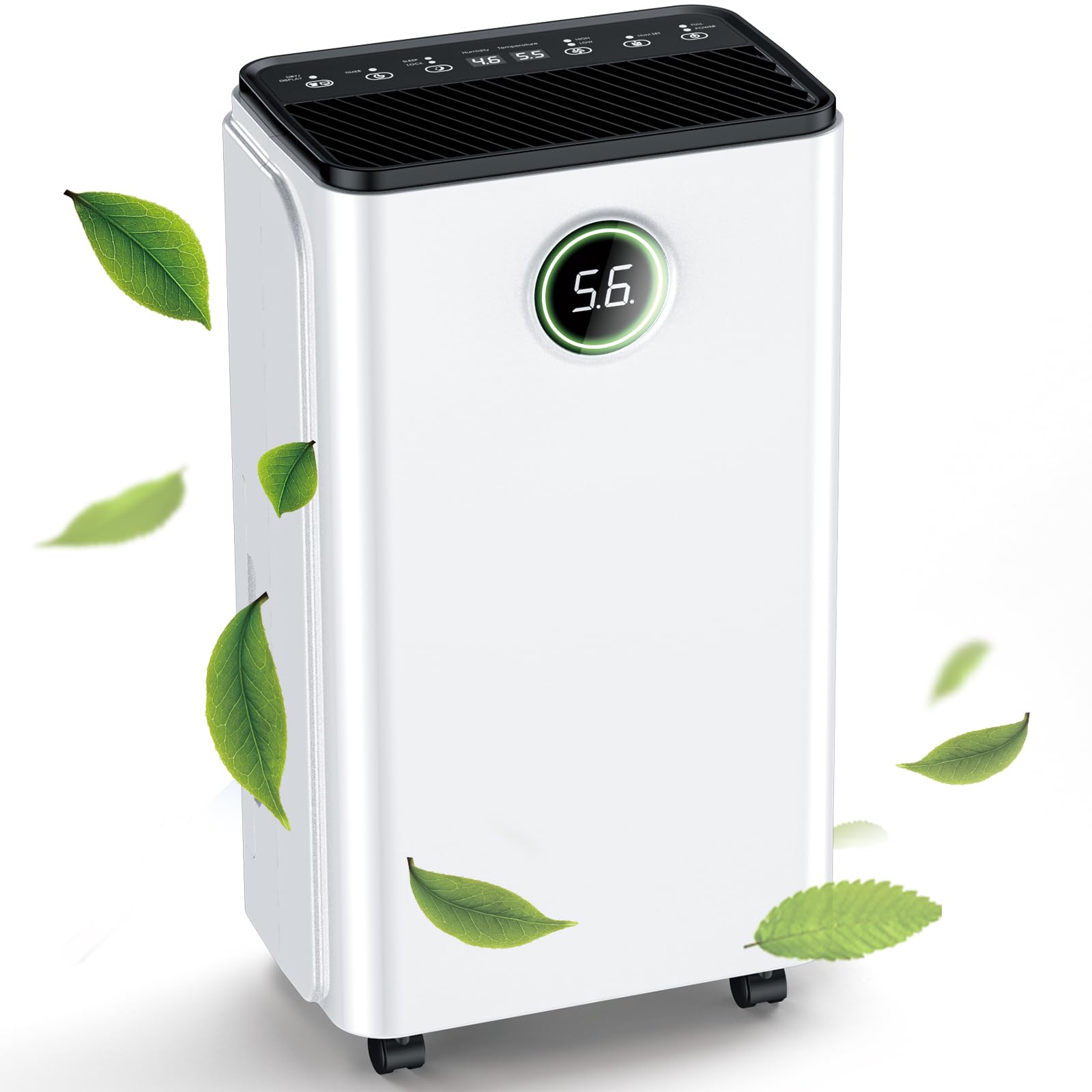 Luftentfeuchter, Auto Entfeuchtung, Raumentfeuchter Elektrisch 25m²/122m³, Luftentfeuchter mit LED Display und Wasserbehälter-Vollanzeige, Gegen Feuchtigkeit, Filter, Timer, 10 J. Gar 12L Angebot bei HelloDeals