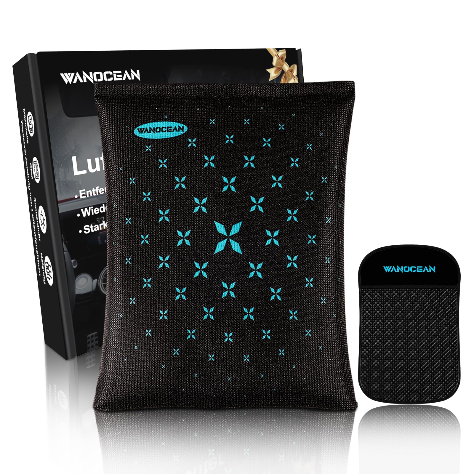 Silica Gel Desiccant, Luftentfeuchter Auto,1 * 380g Entfeuchter-Kissen für Beschlagene Autoscheiben,Silica Gel,Wiederverwendbar Entfeuchter Auto Innenraum mit Anti-Rutsch-Pad Weihnachts Geschenk 1*380g Angebot bei HelloDeals