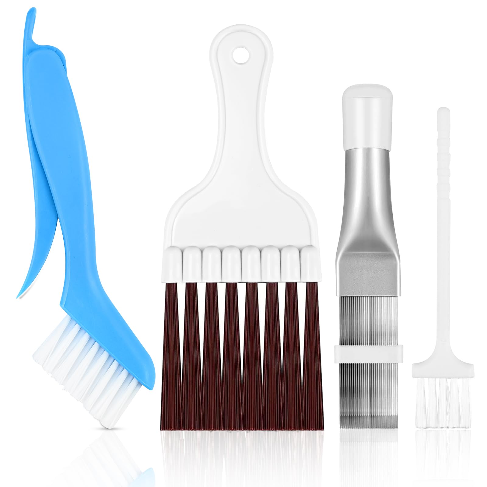 Lamellenkamm Trockner, 4 Stück Kondensator Kamm Trockner, Radiator Kamm, Trockner Reinigungsbürste, Trockner Bürste Reinigung, Kondensator Kamm für Reinigen Klimaanlagen Kühlschränke Verdampf Angebot bei HelloDeals