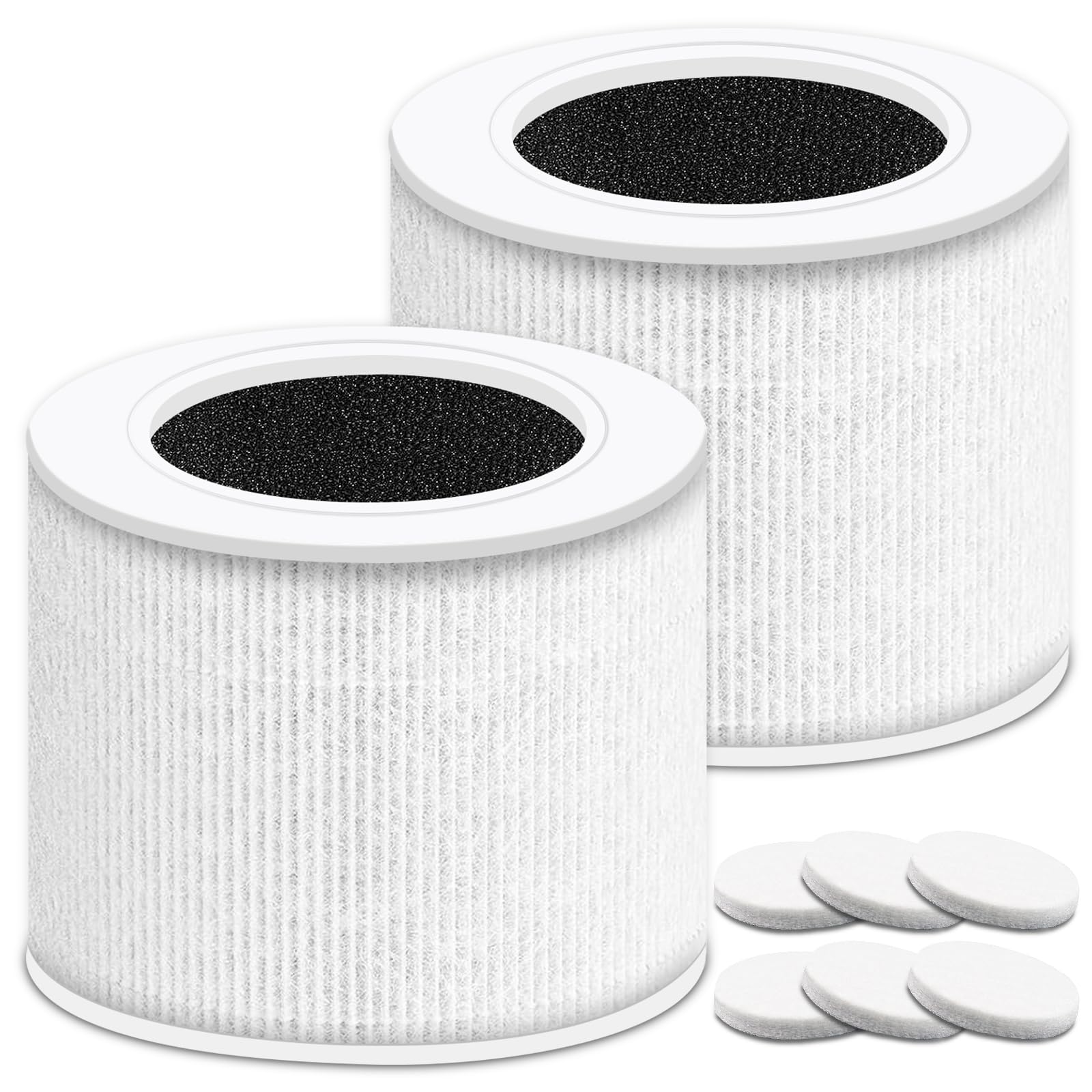Core Mini Ersatz-HEPA-Filter, kompatibel mit LEVOIT Core Mini Luftreiniger, 3-in-1-Hocheffizienz-Core-Mini-RF-Filterersatz, 2er-Pack Filter + 6er-Pack Aromapads 2 Stück Angebot bei HelloDeals