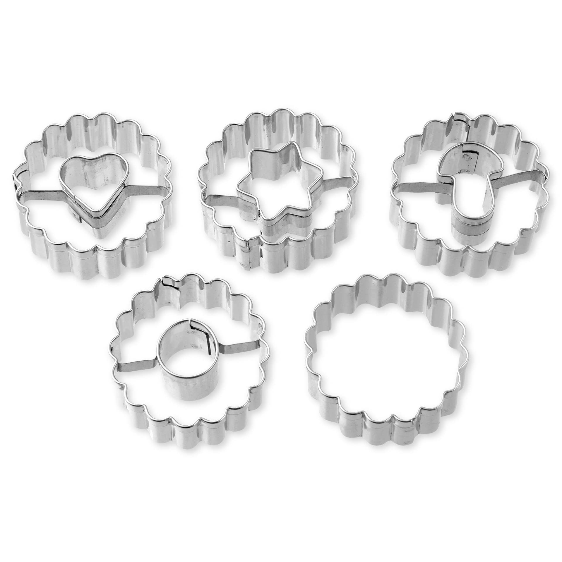 Dr. Oetker 1062 5-teilig Ausstecher Linzer Single Single Angebot bei HelloDeals