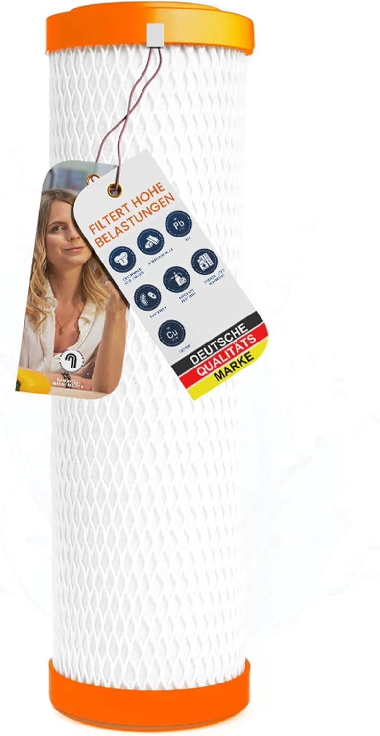 sanquell Trinkwasserfilter SPFP Plus Superpure | Mikrofiltration in Turbogeschwindigkeit | 6 Liter pro Minute | nachhaltige Aktivkohle und Membranfilter aus der Medizintechnik Angebot bei HelloDeals