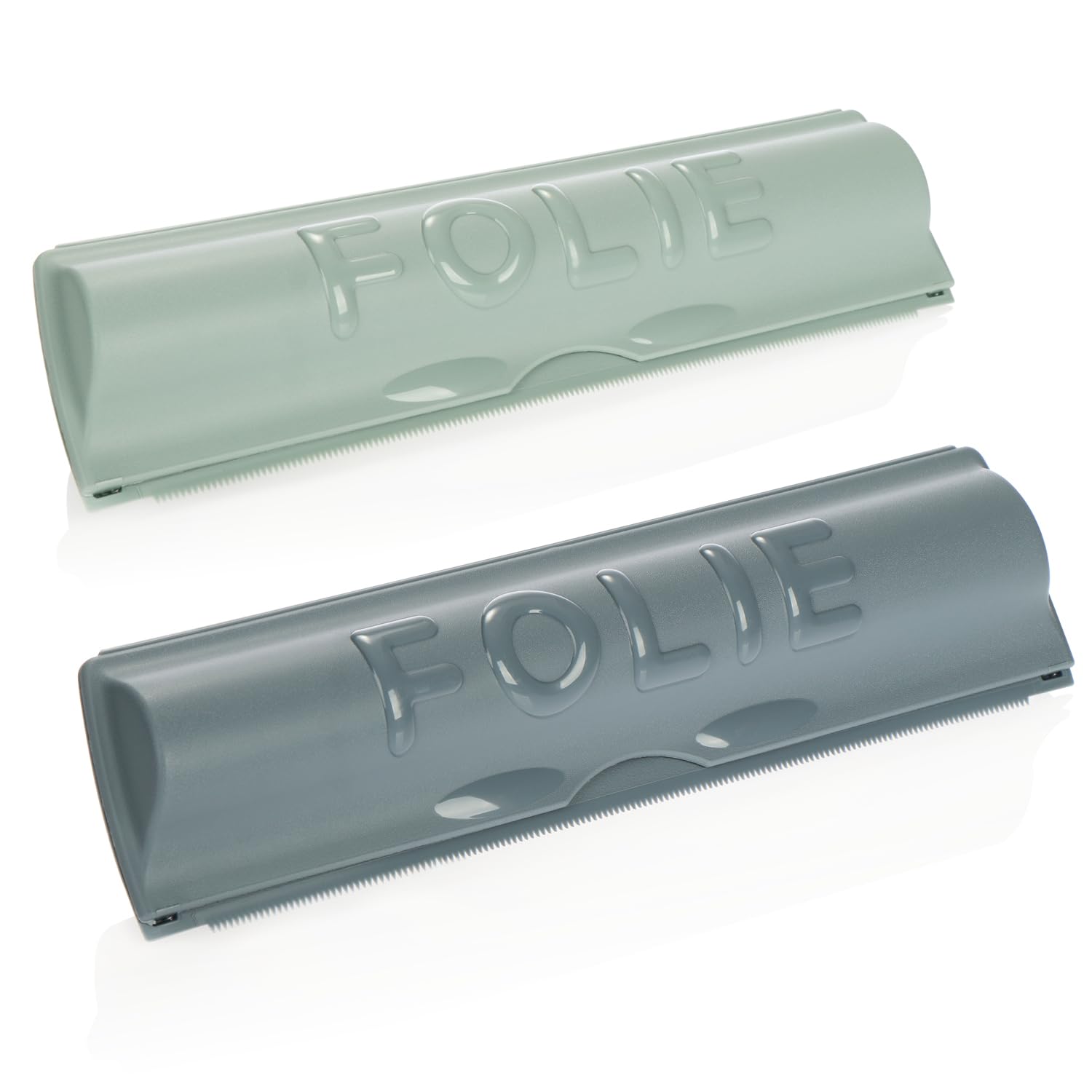 COM-FOUR® 2x Folienschneider - Alufolienabroller - Frischhaltefolienspender - Praktischer Halter für Backpapier, Alufolie oder Frischhaltefolie [Auswahl variiert] (2 Stück - bunt) Angebot bei HelloDeals