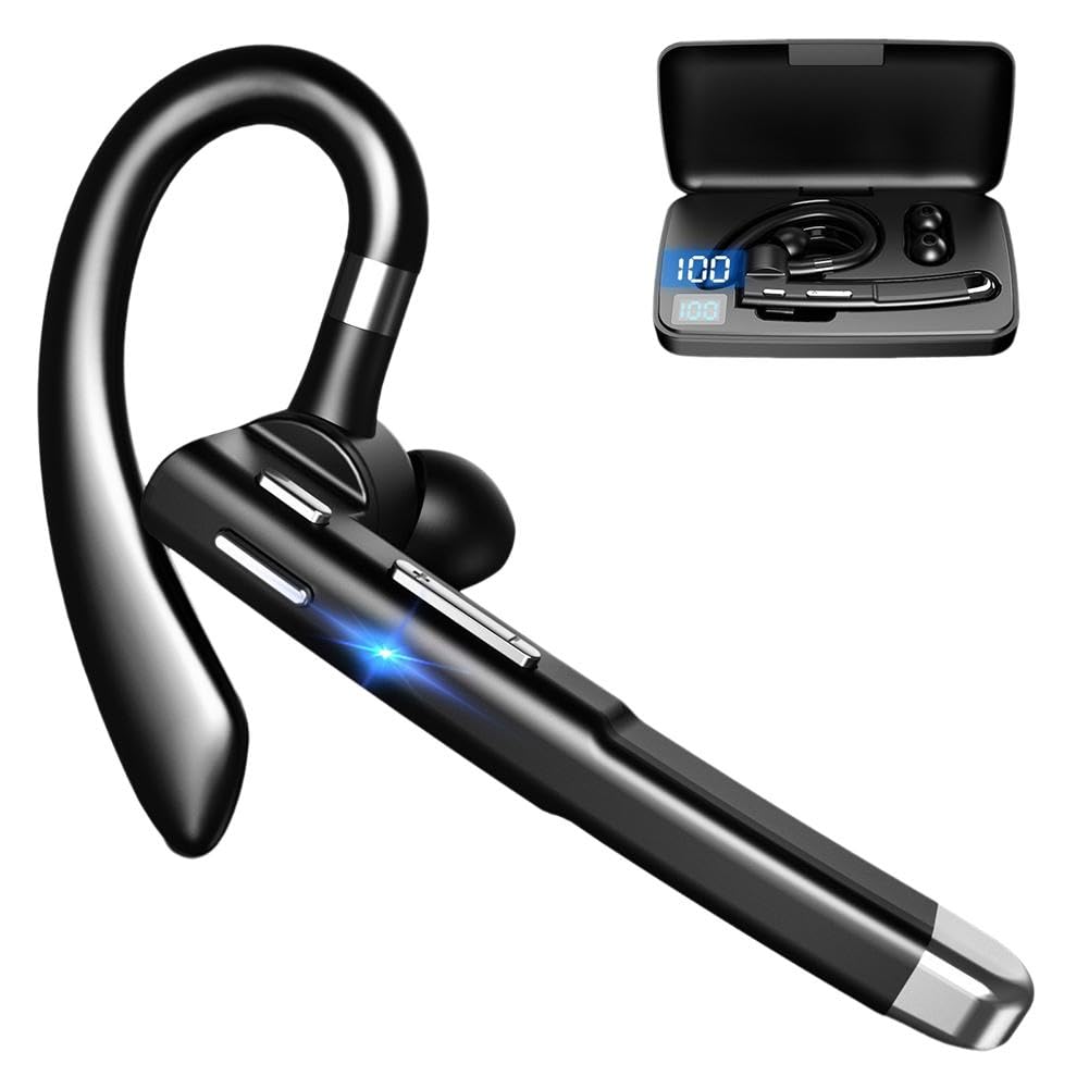 PLGEBR YYK520 Second Generation Single Business Ear Hanging Noise Type Reduction Hours N1B1 Battery Ear 8-10 Bluetooth Life He Angebot bei HelloDeals