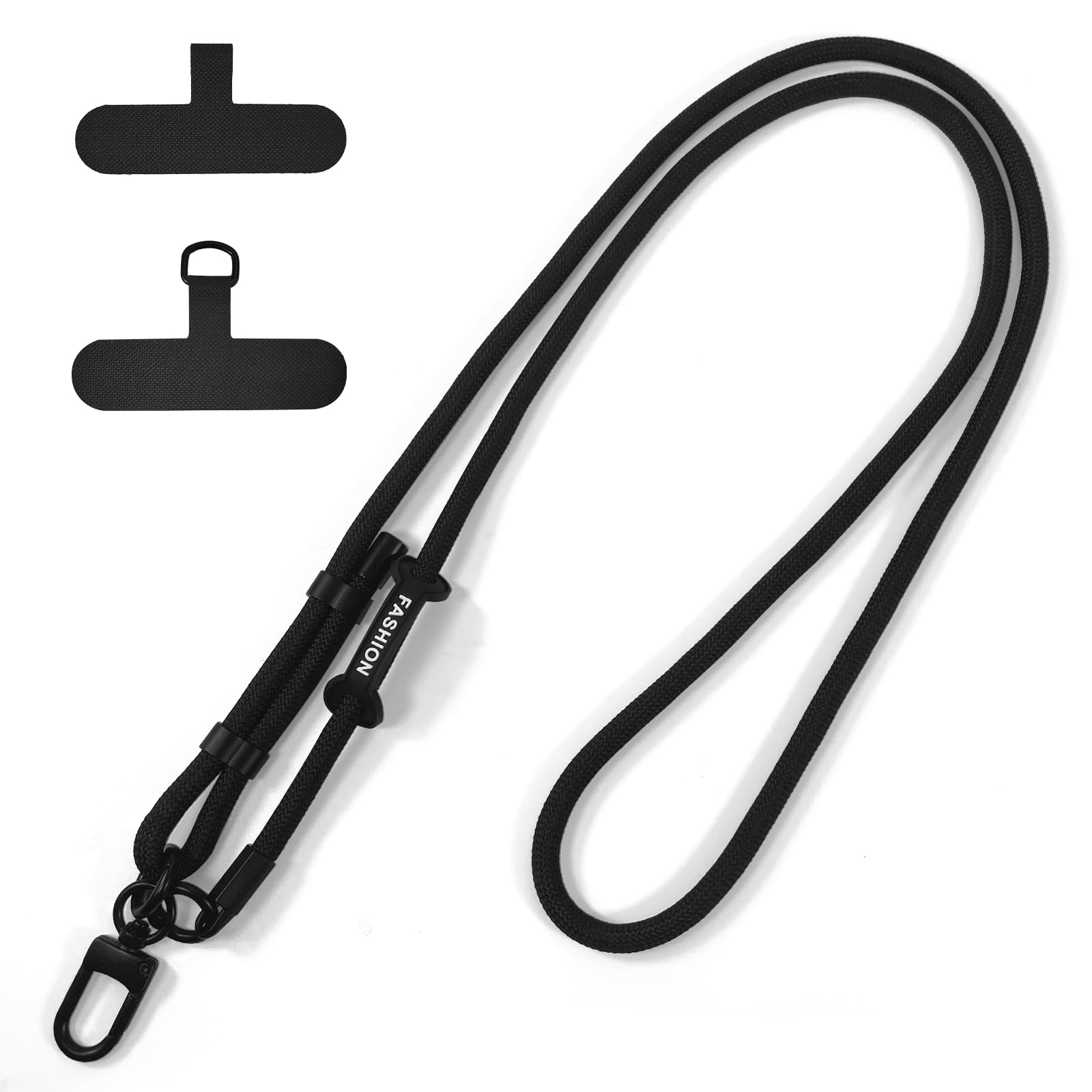 Handykette Universal,Verstellbar Handyband zum Umhängen,Handy Umhängeband,Handykette Ohne Hülle,Abnehmbare Lanyard Handy (Schwarz) Angebot bei HelloDeals