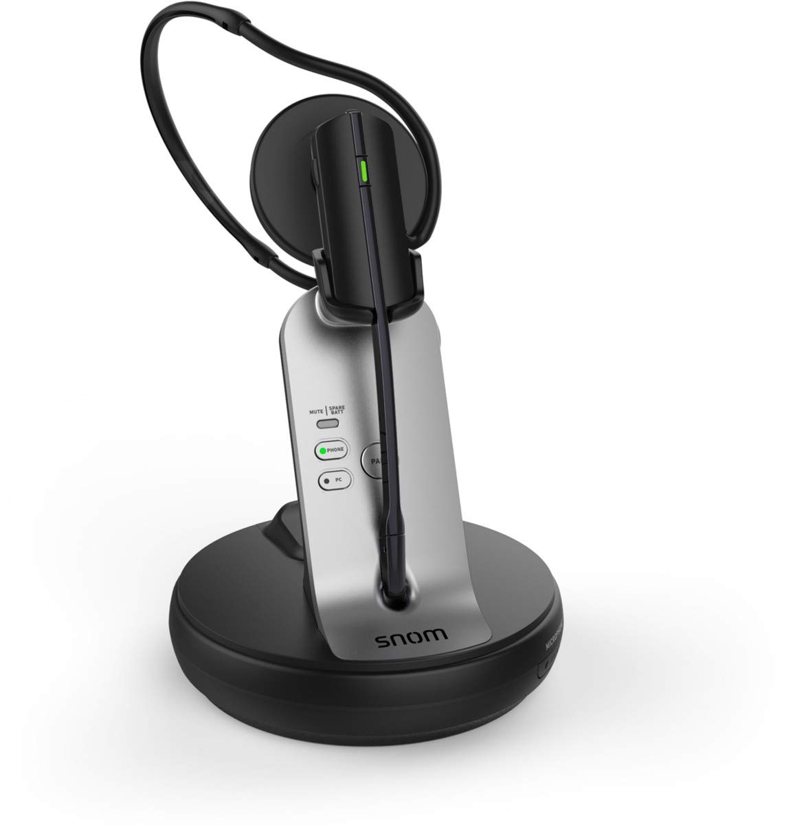 Snom A170 DECT-Headset (HD-Audioqualität, Rauschunterdrückung, 3 Tragevarianten, DECT mit großer Reichweite bis zu 50 m, Telefon und PC mit zwei Verbindungen), 00004387, Schwarz DECT, Bluetooth A170 RJ12/RJ45/EHS/USB/DECT - On Ear Angebot bei HelloDeals