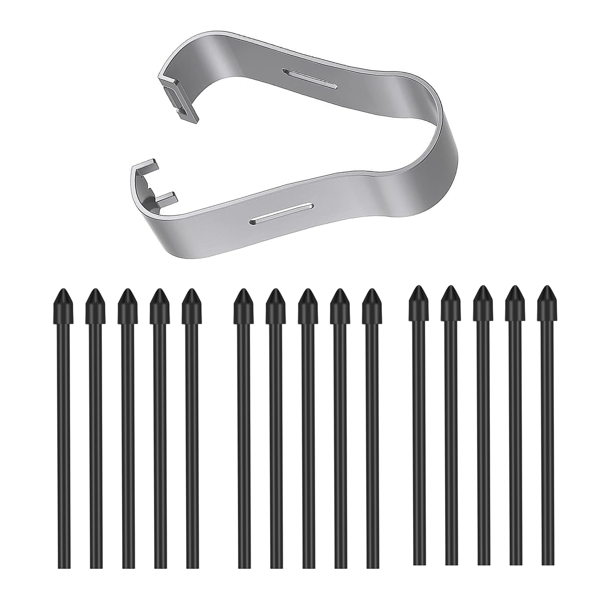 [15 Stück] Ersatzspitzen für Samsung S Pen Galaxy Tab S6 Lite/S10 Lite/S10 FE/S10 FE+ Plus/S10 Ultra/S10+ Plus/S9 FE+ Plus/S9+ Plus/S9 FE/S9/S9 Ultra/S8/S7 FE, Schwarz Angebot bei HelloDeals