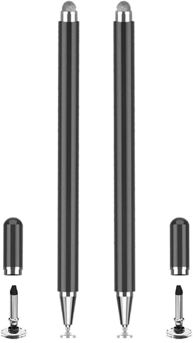 Eingabestift für Samsung Galaxy Tab A9+, A8, A7, A7 Lite, hohe Empfindlichkeit und Präzision, kapazitiver Touch-Stift für Apple iPad, Fire HD, Microsoft Surface alle Touch-Geräte (2 Stück/Schwarz) Angebot bei HelloDeals