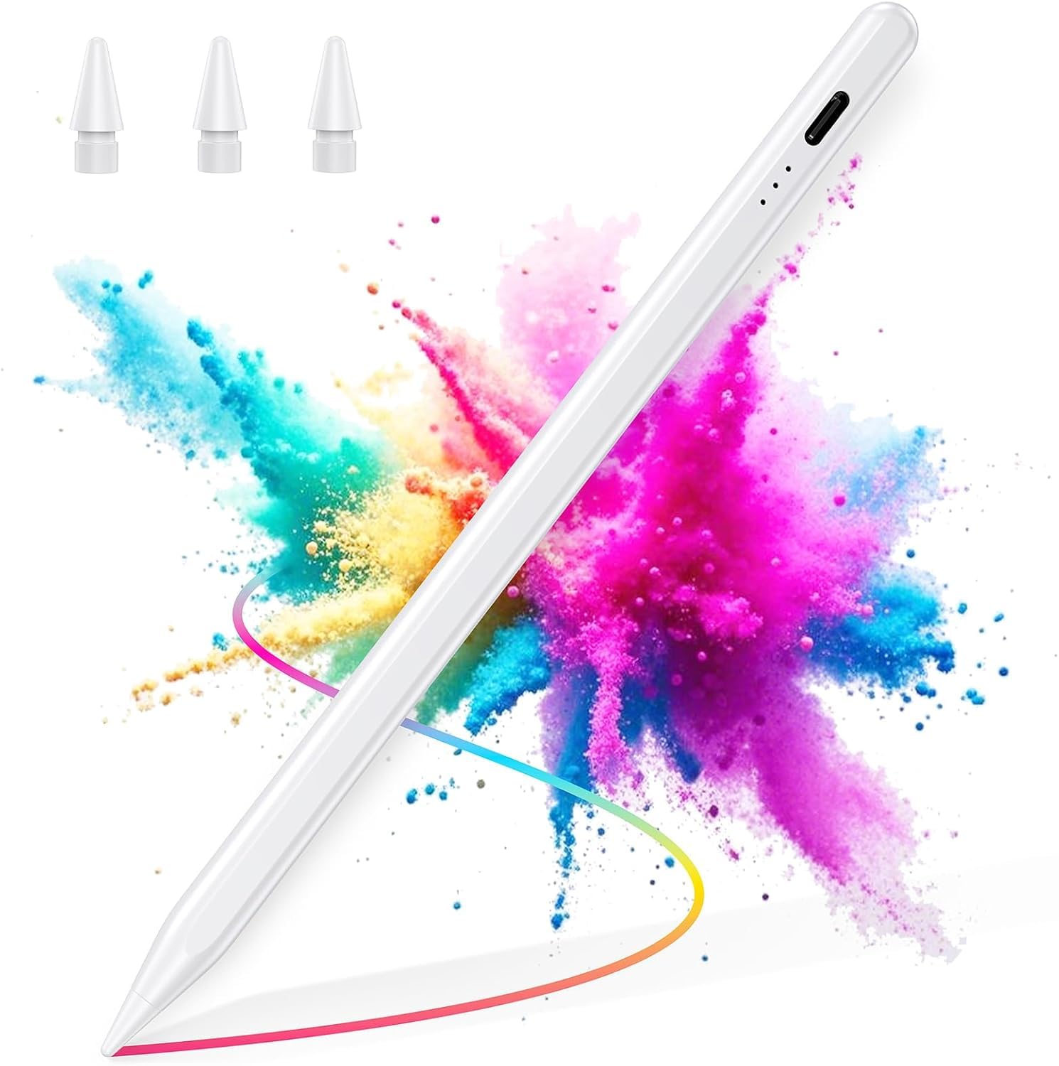 BAZO Stift für Apple iPad - 2018-2025 Pencil 2. Generation mit Schnellladeleistung Palm Rejection und Neigungssensitivität Stylus für Pro M4/M5/13''/12,9''/11''/A16/Mini 5-7/Air 3-5/M2/M3 /iPad 6-11 Weiß Angebot bei HelloDeals